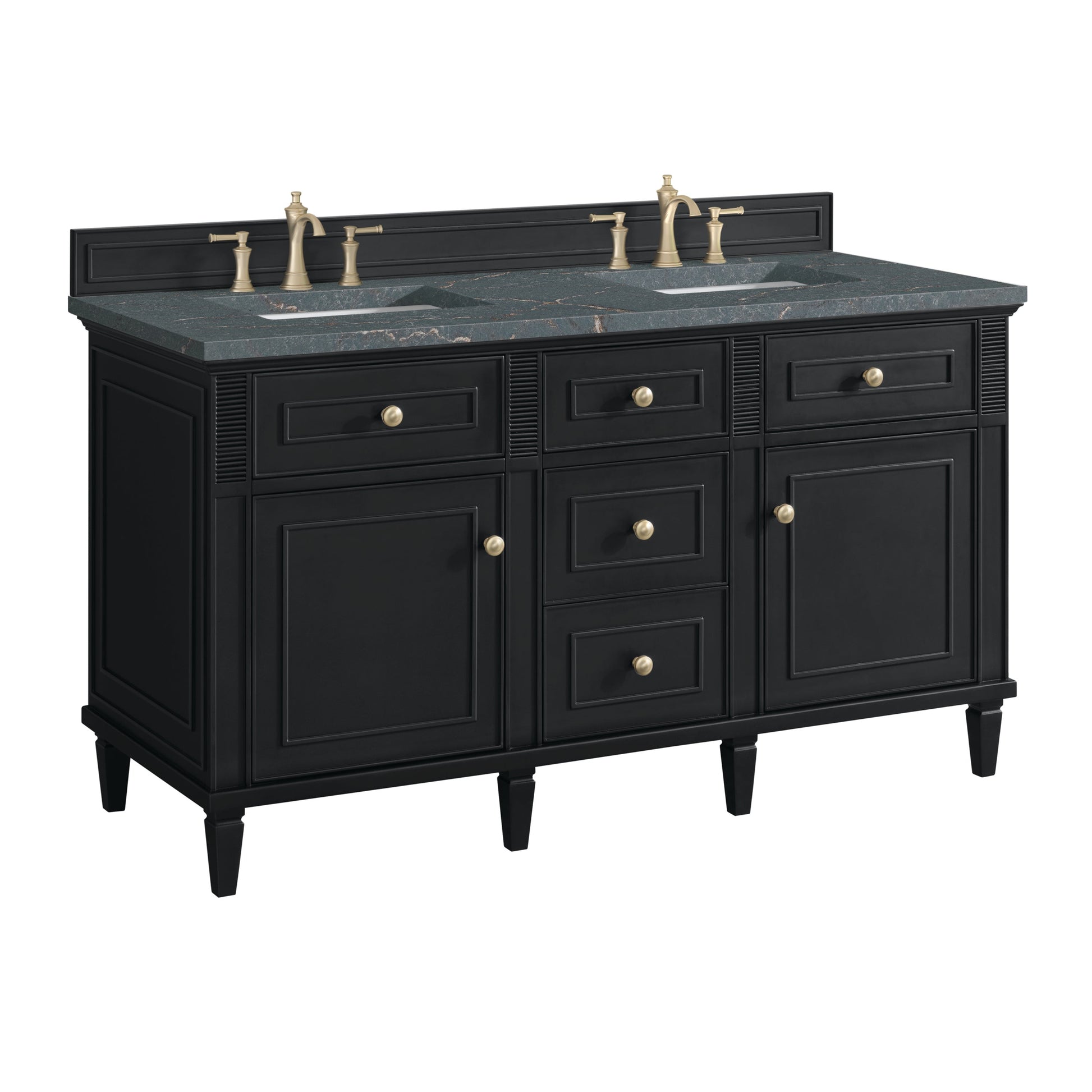 Black Onyx / Parisien Bleu - 3 Faucet Holes