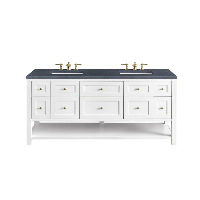 Bright White / Charcoal Soapstone - 3 Faucet Holes
