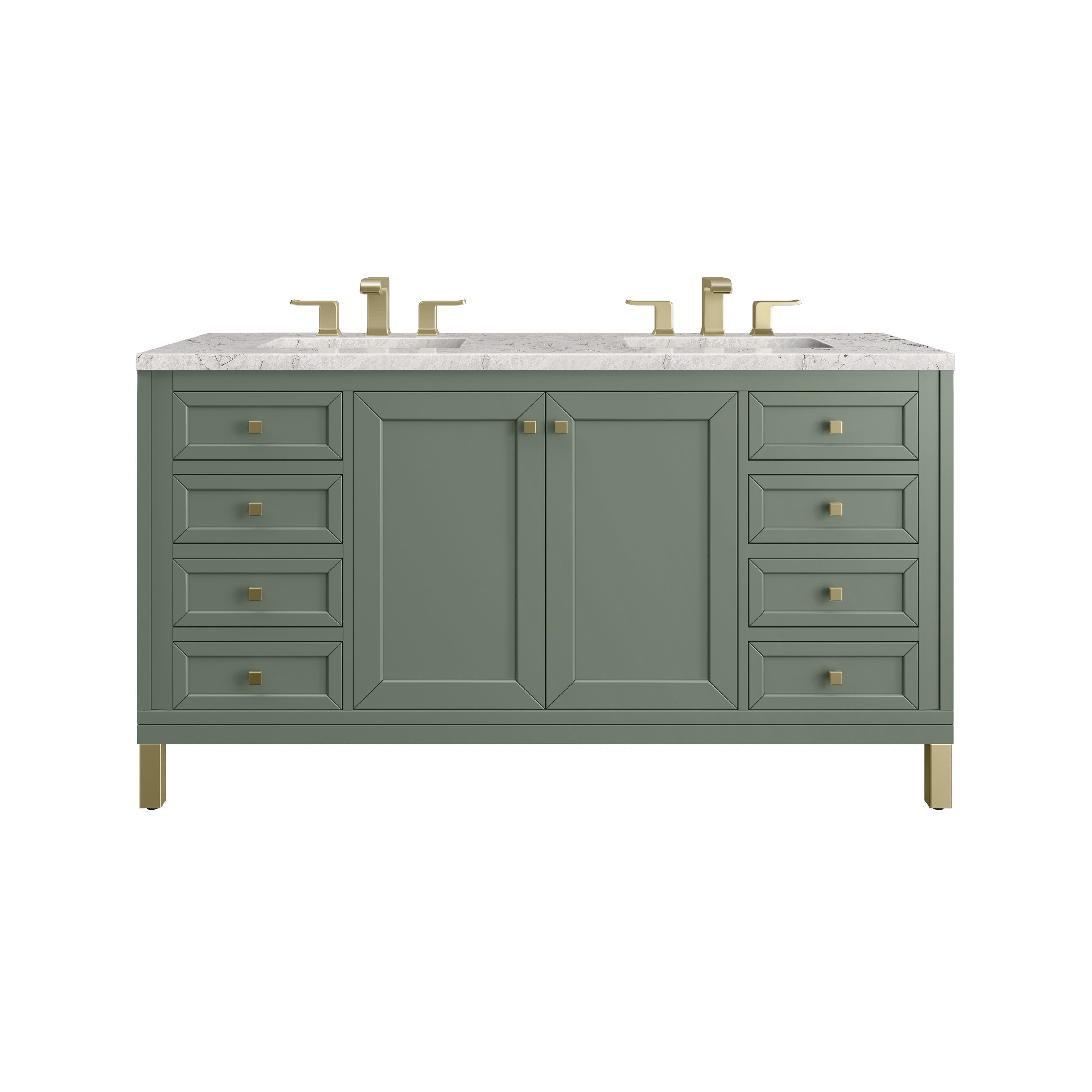 Smokey Celadon / Eternal Jasmine Pearl - 3 Faucet Holes