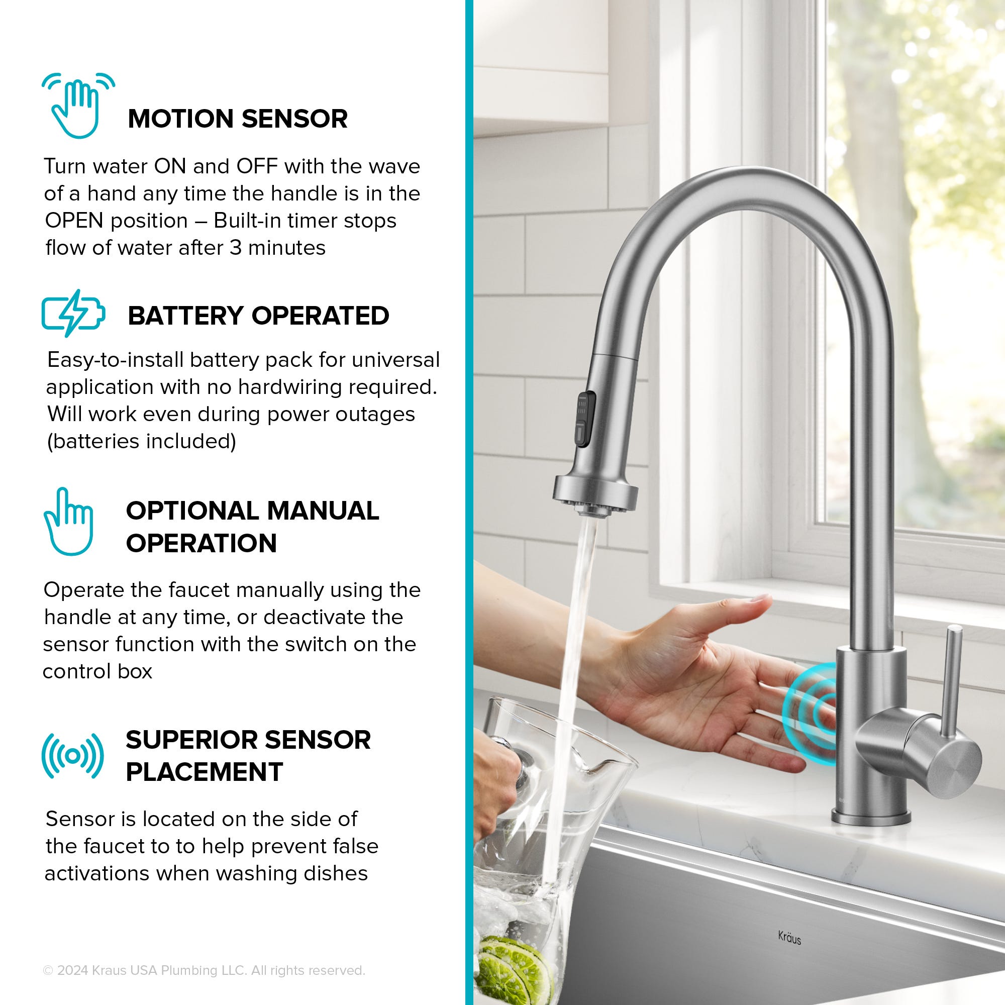 Spot Free Stainless Steel / Sensor