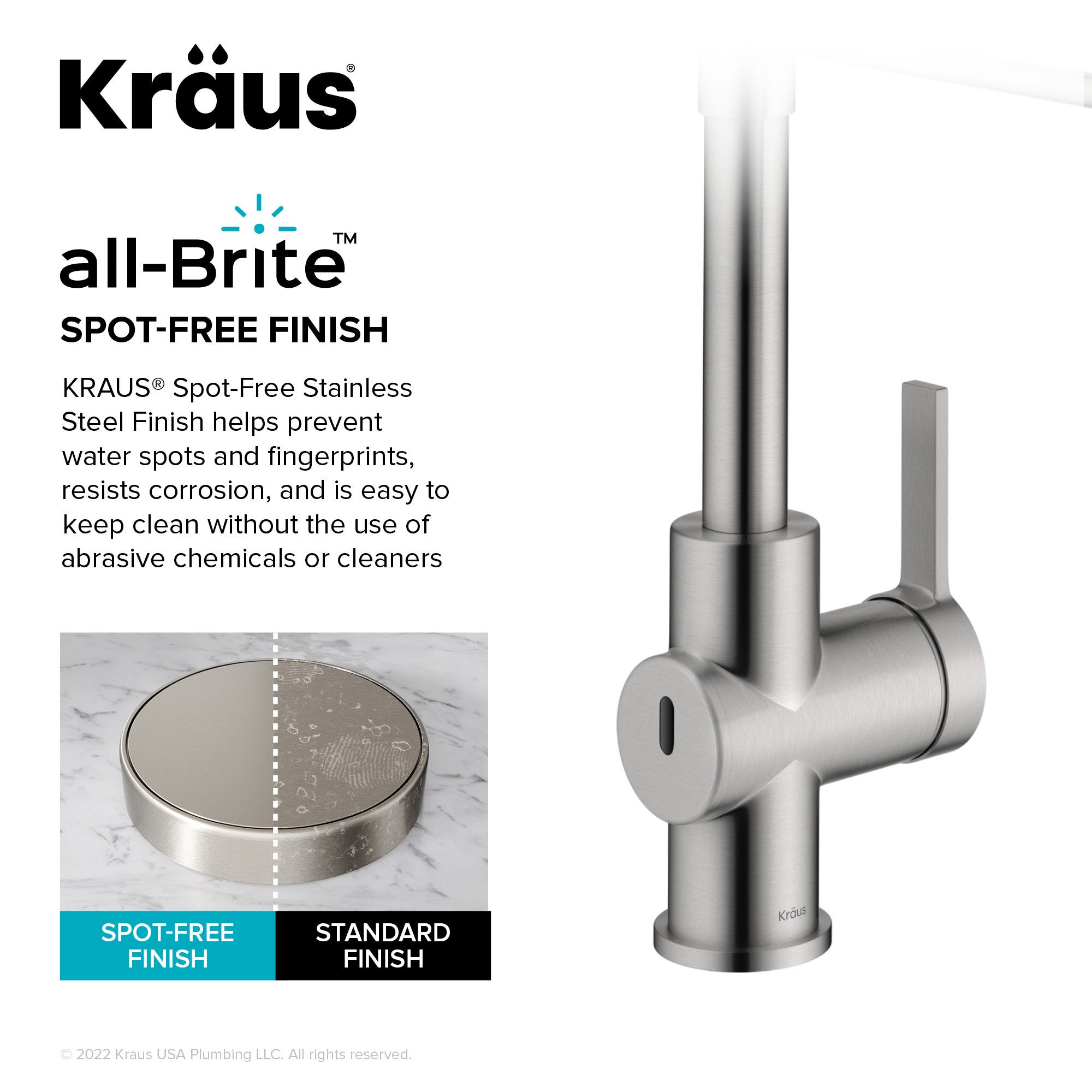 Spot Free Stainless Steel / Sensor