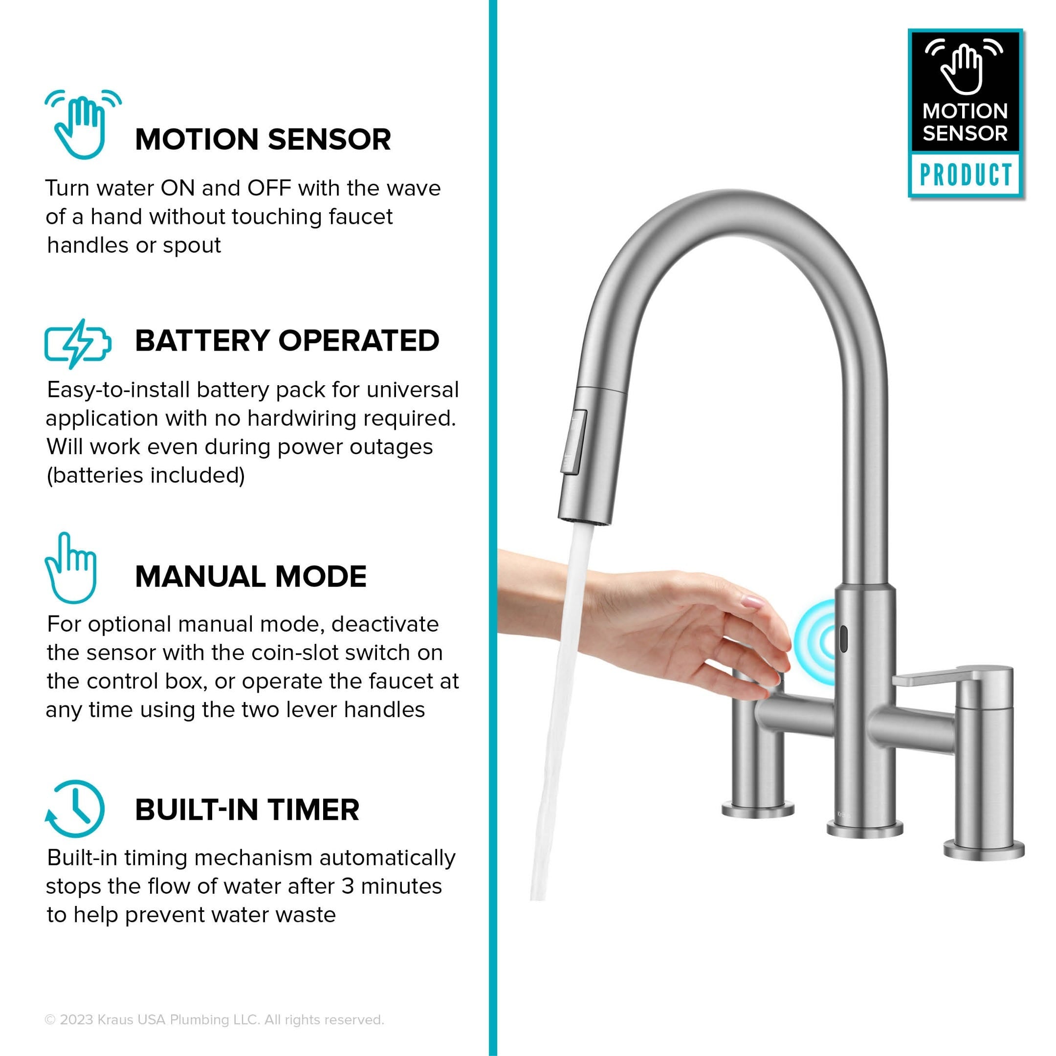 Spot Free Stainless Steel / Sensor
