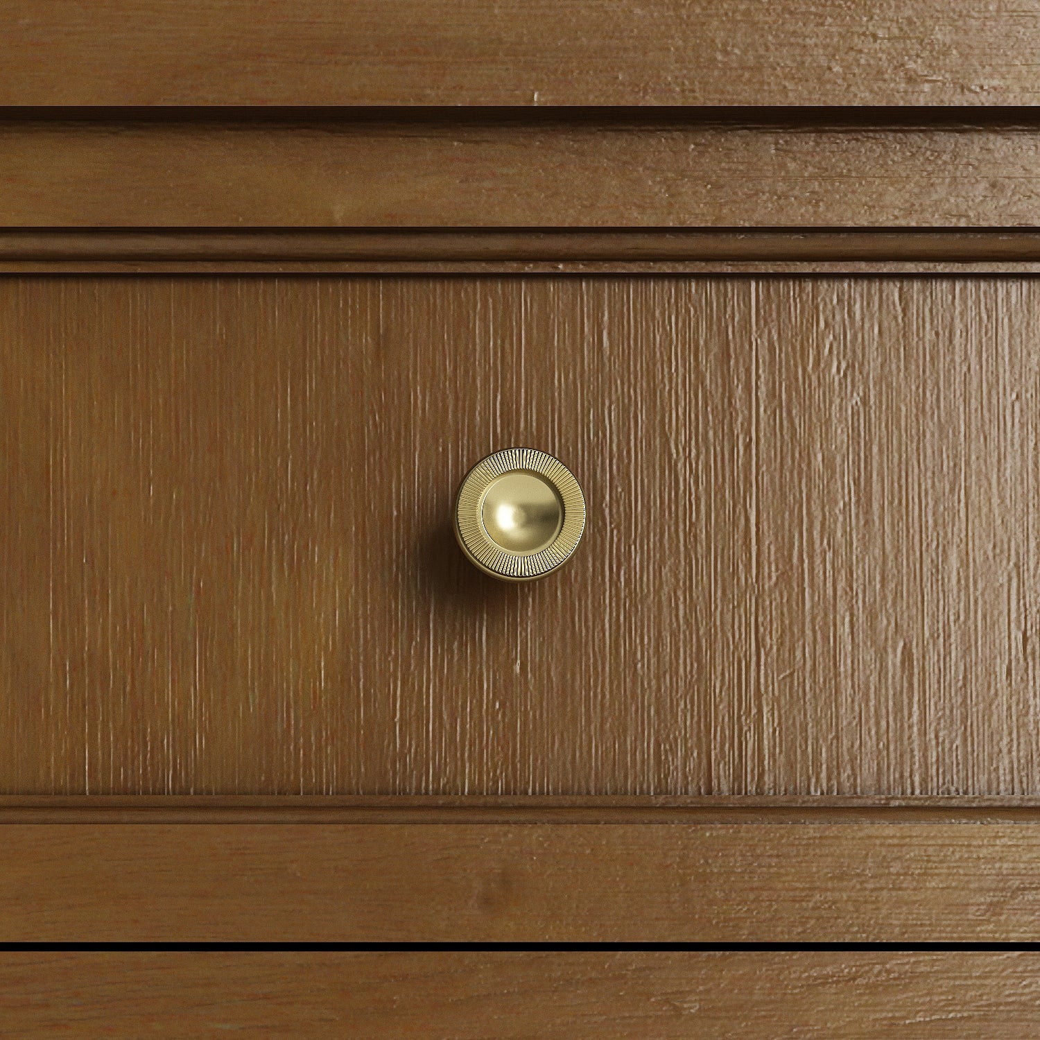 Honey Oak / Victorian Silver - 3 Faucet Holes