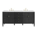 Carbon Oak / White Zeus - 3 Faucet Holes