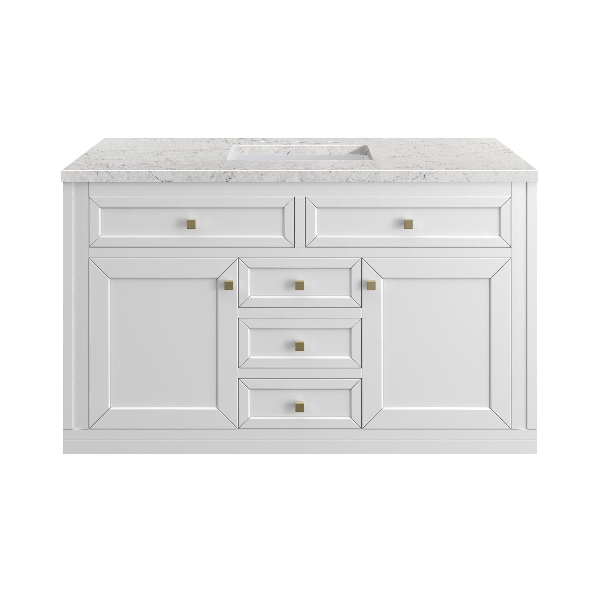 Glossy White / Eternal Jasmine Pearl - 3 Faucet Holes