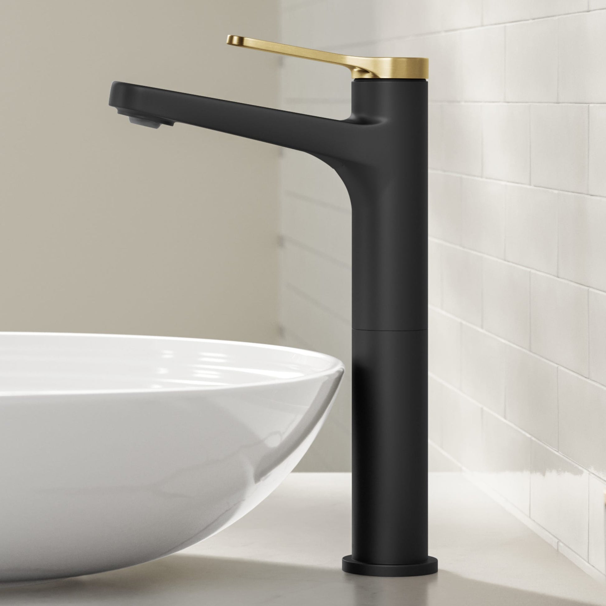 Spot Free Brushed Brass / Matte Black