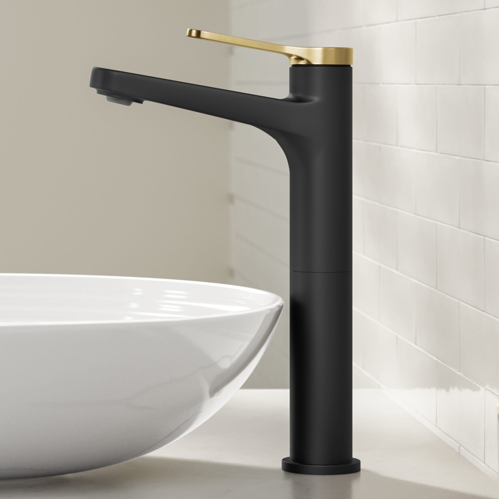 Spot Free Brushed Brass / Matte Black