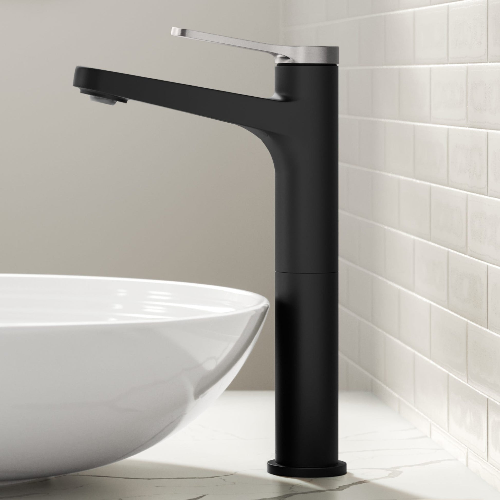 Spot Free Brushed Nickel / Matte Black