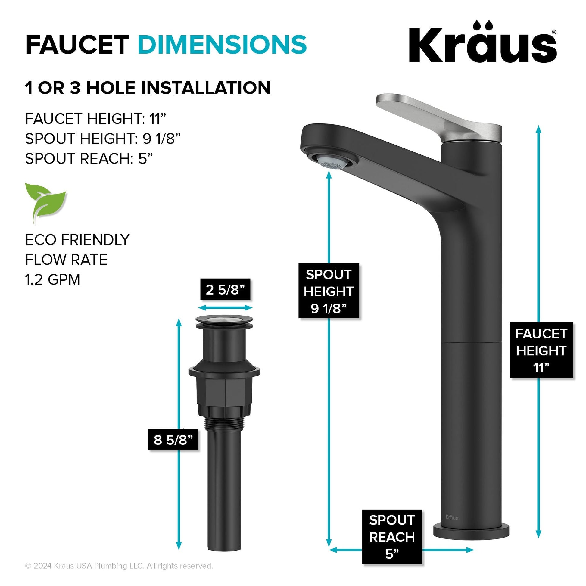 Spot Free Brushed Nickel / Matte Black