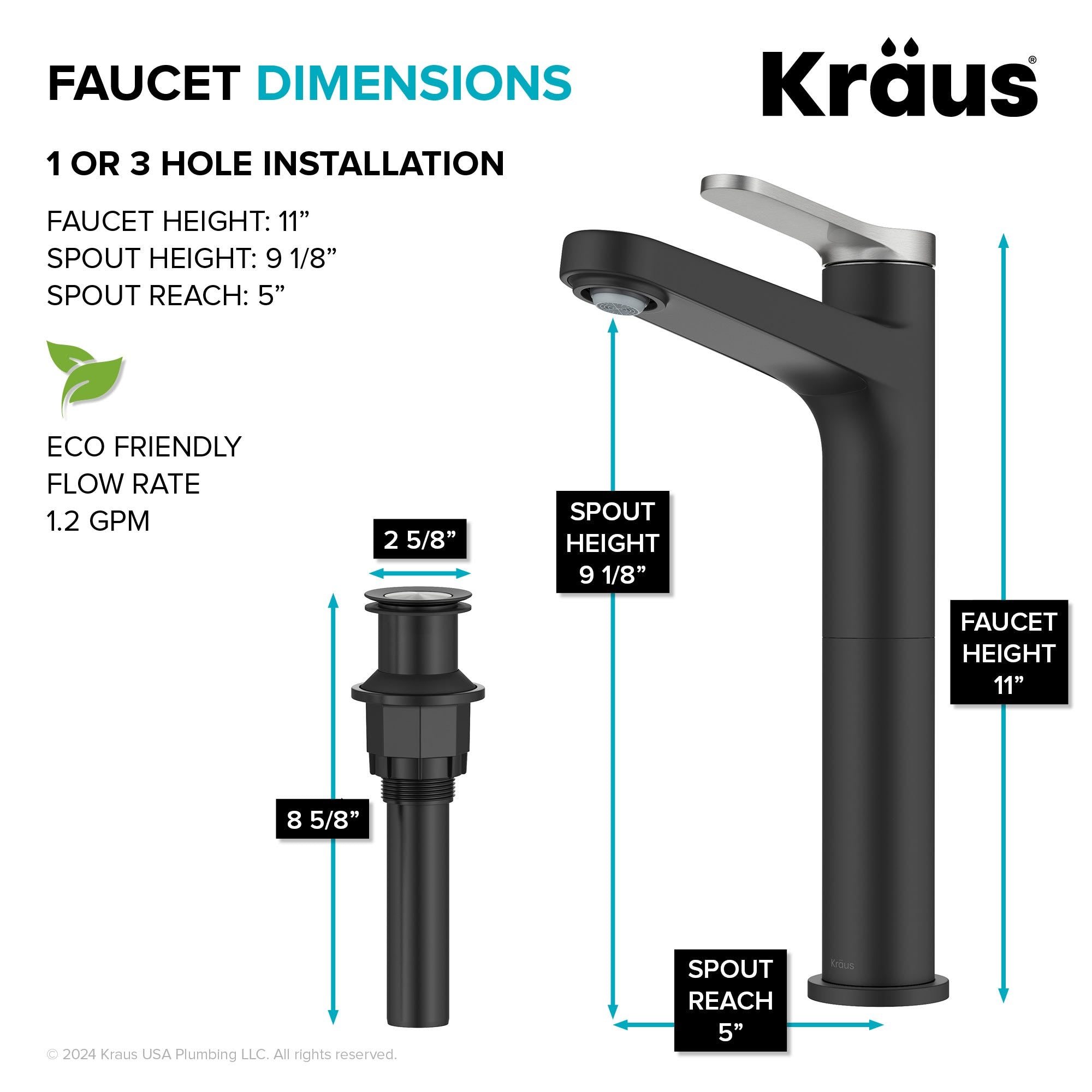 Spot Free Brushed Nickel / Matte Black