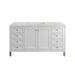 Glossy White / Eternal Jasmine Pearl - 3 Faucet Holes