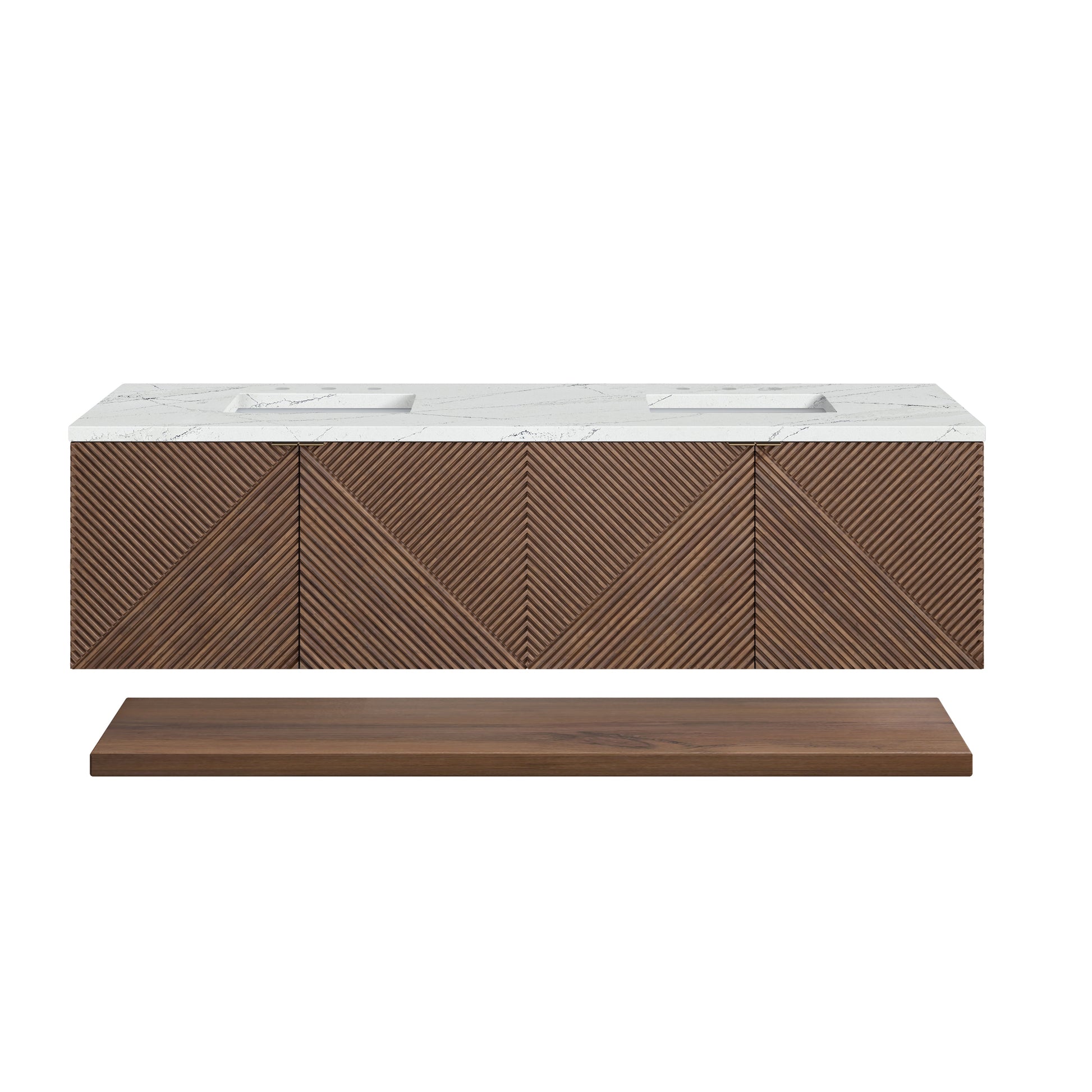 Chestnut / Ethereal Noctis - 3 Faucet Holes