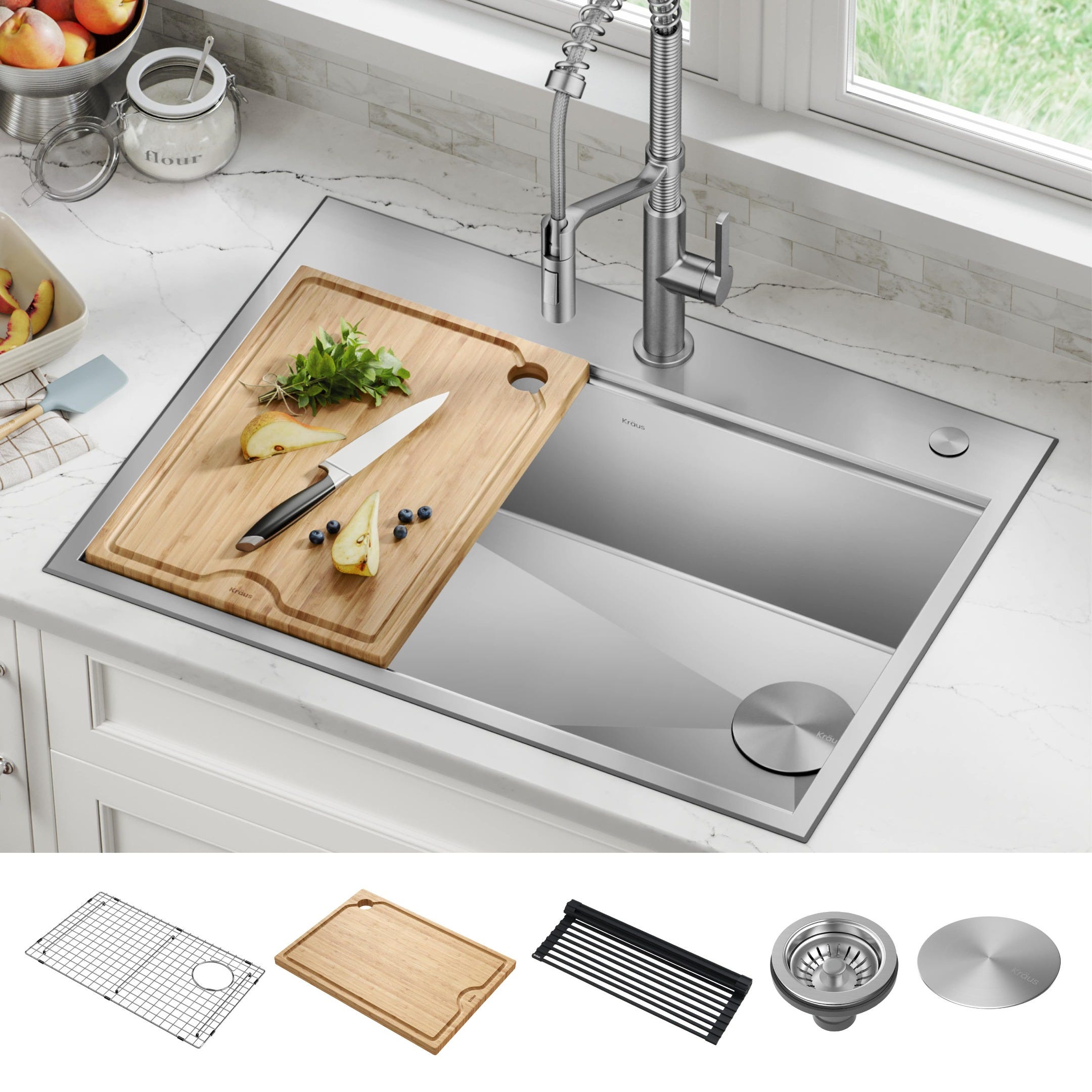 Stainless Steel / Single Bowl