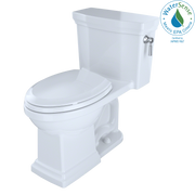 Toto Promenade II One Piece Elongated 1.28 GPF Universal Height Toilet with Cefiontect and Right Hand Trip Lever
