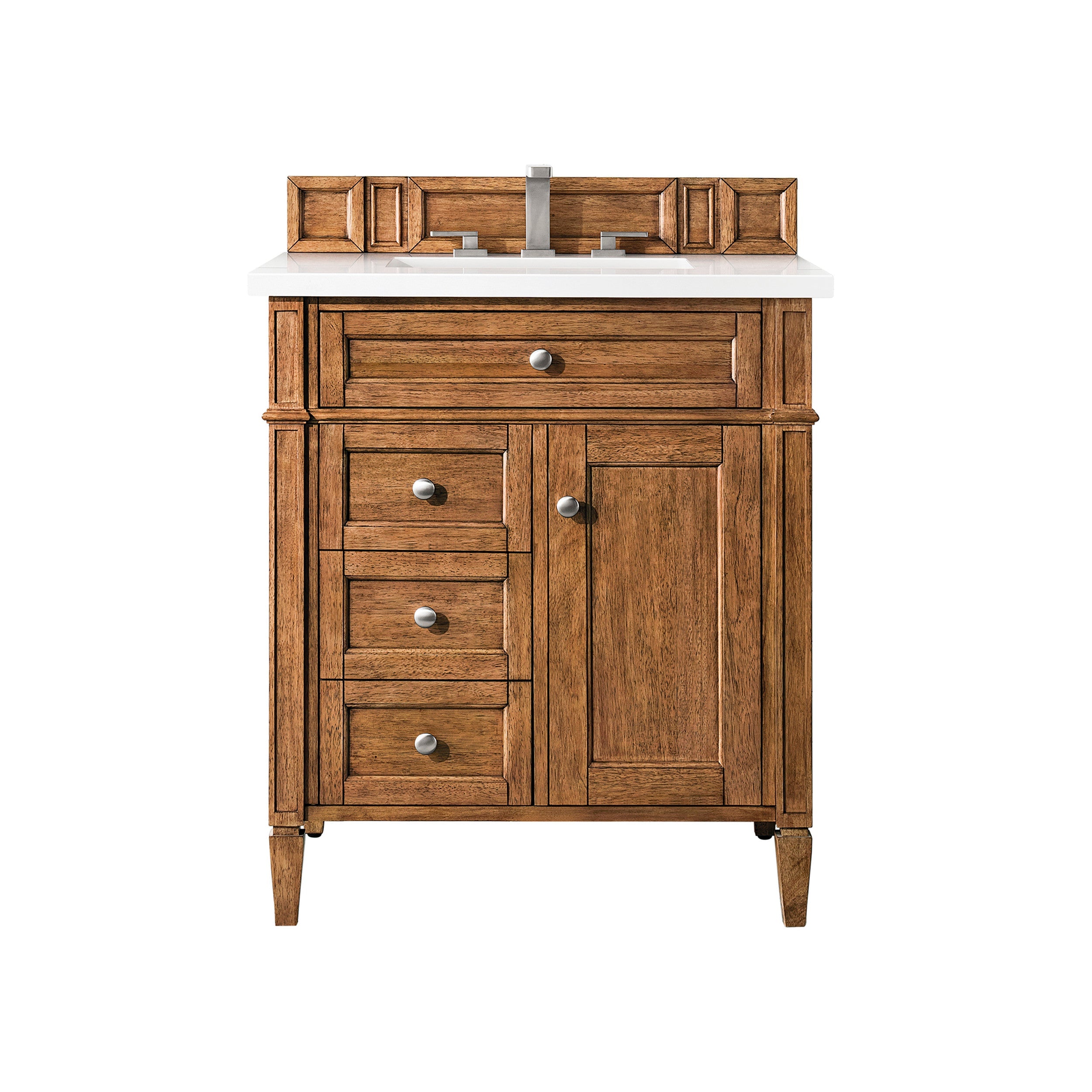 Saddle Brown / White Zeus - 3 Faucet Holes