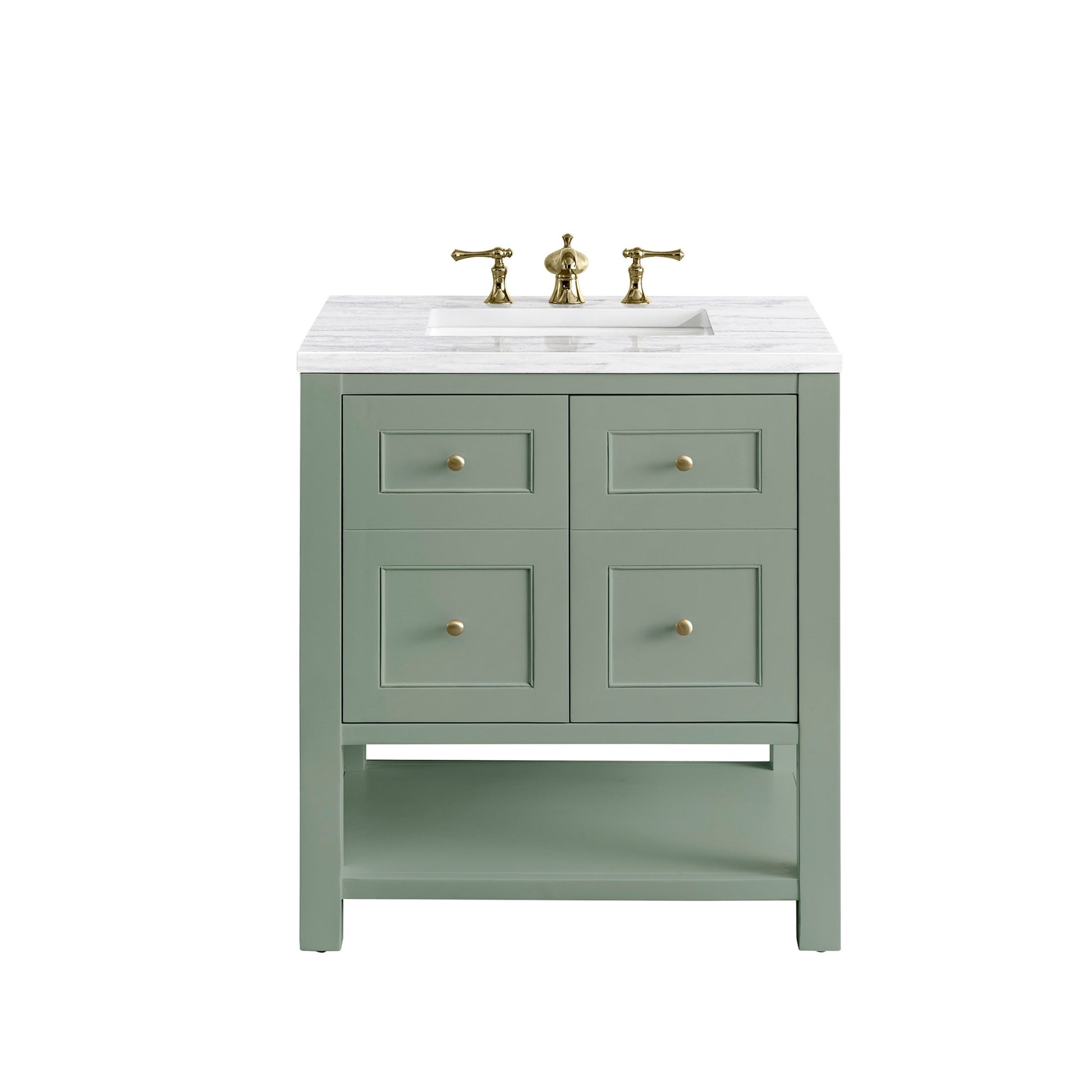 Smokey Celadon / Arctic Fall - 3 Faucet Holes
