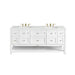 Bright White / Ethereal Noctis - 3 Faucet Holes