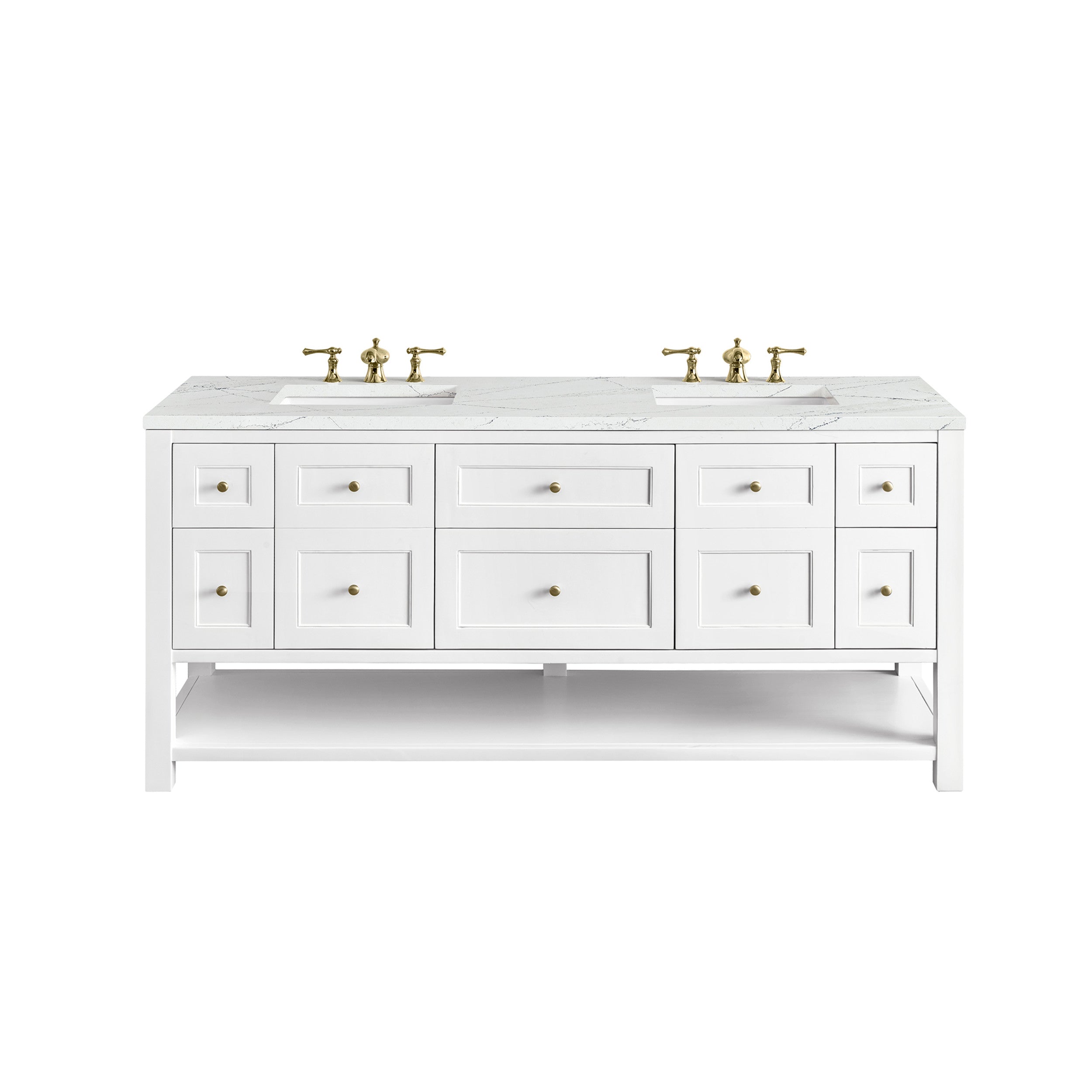 Bright White / Ethereal Noctis - 3 Faucet Holes