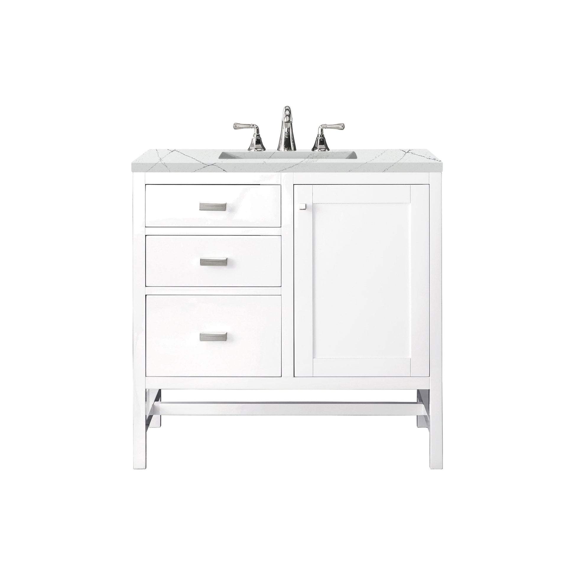 Glossy White / Ethereal Noctis - 3 Faucet Holes