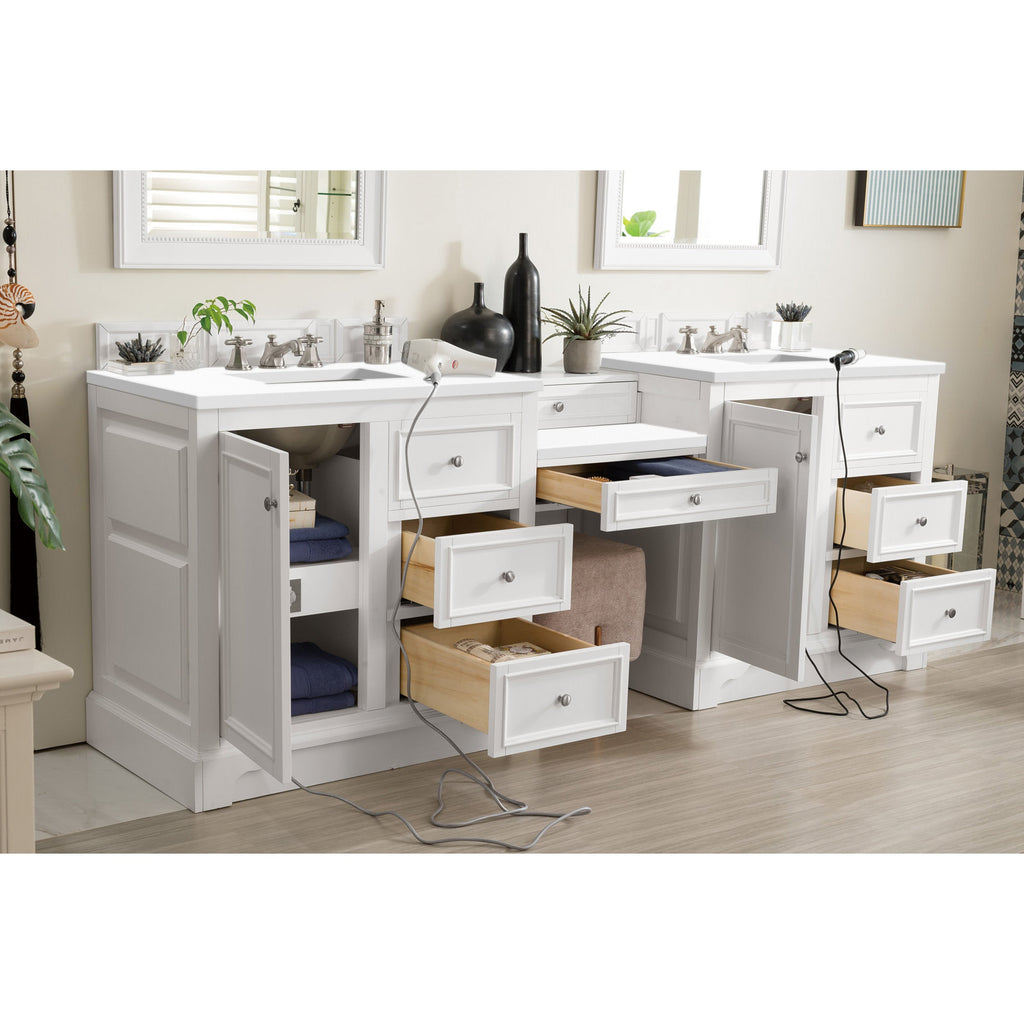 Bright White / White Zeus - 3 Faucet Holes