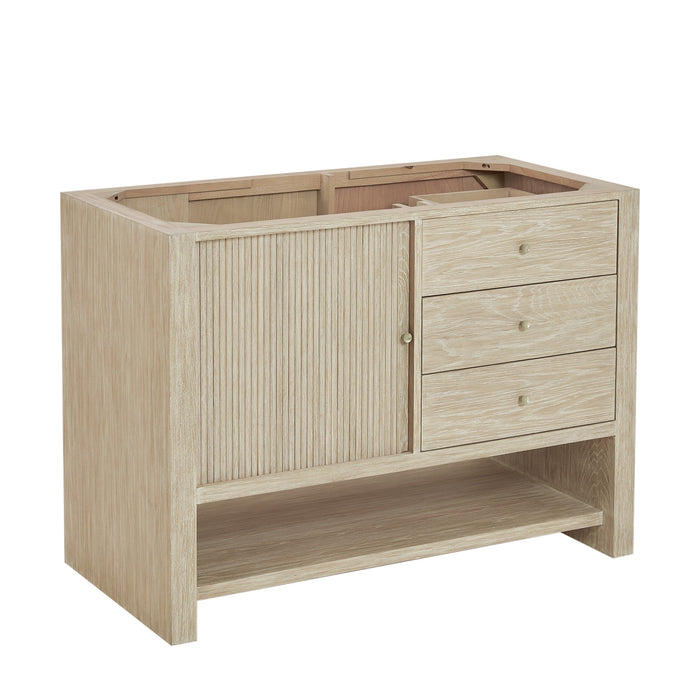 Sunwashed Oak / White Zeus - 3 Faucet Holes
