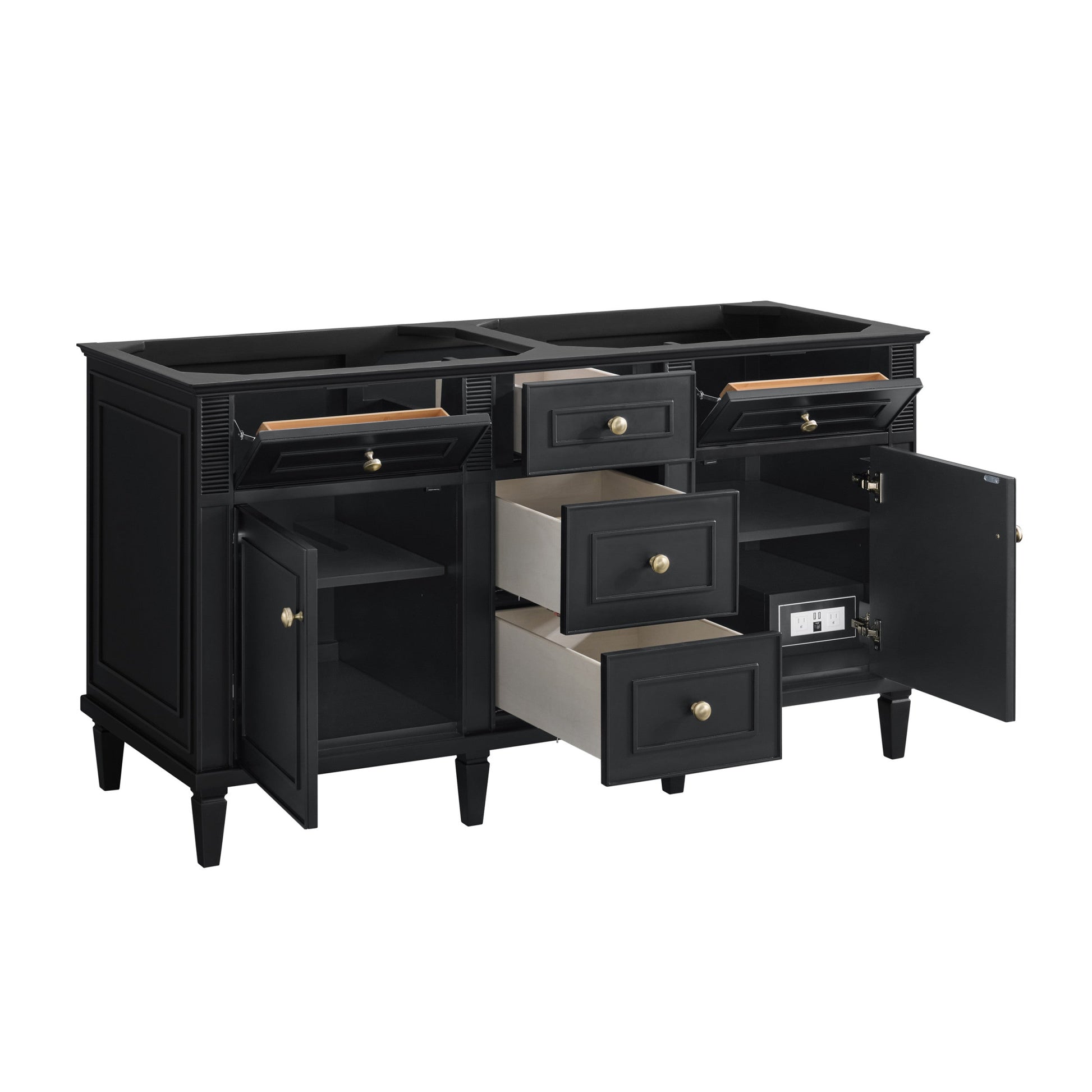 Black Onyx / White Zeus - 3 Faucet Holes