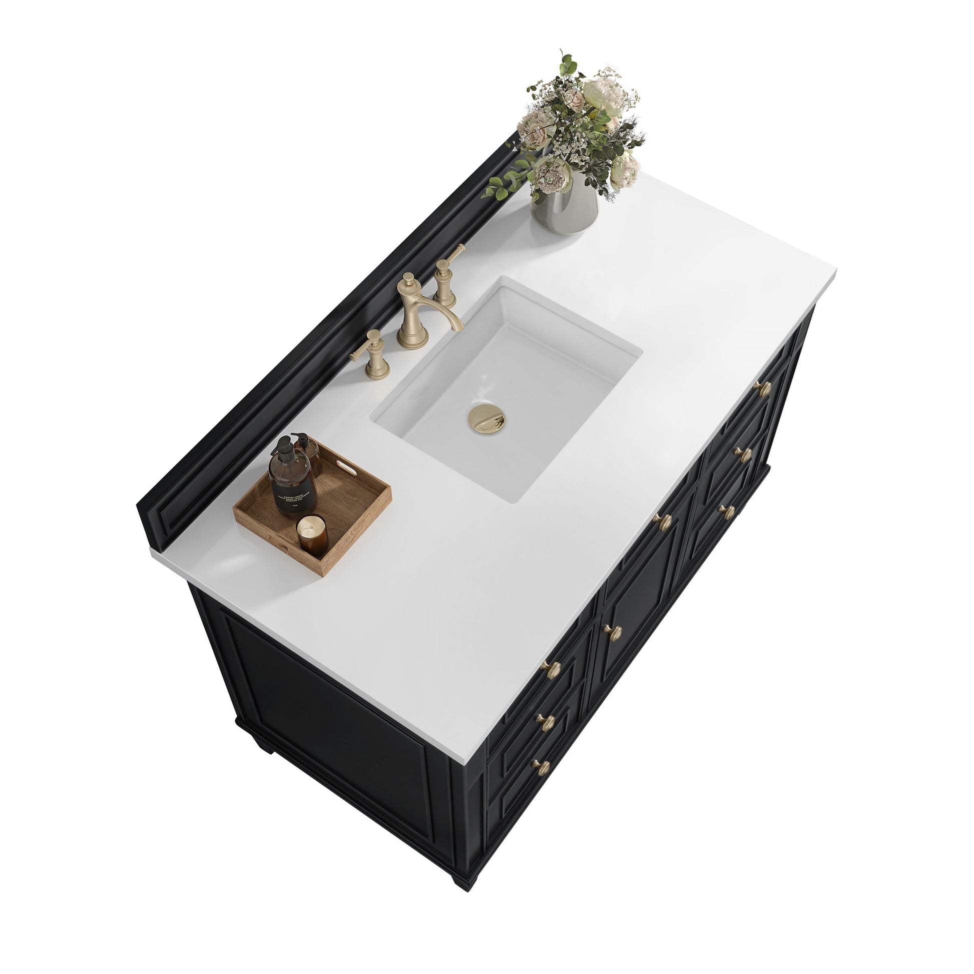 Black Onyx / White Zeus - 3 Faucet Holes
