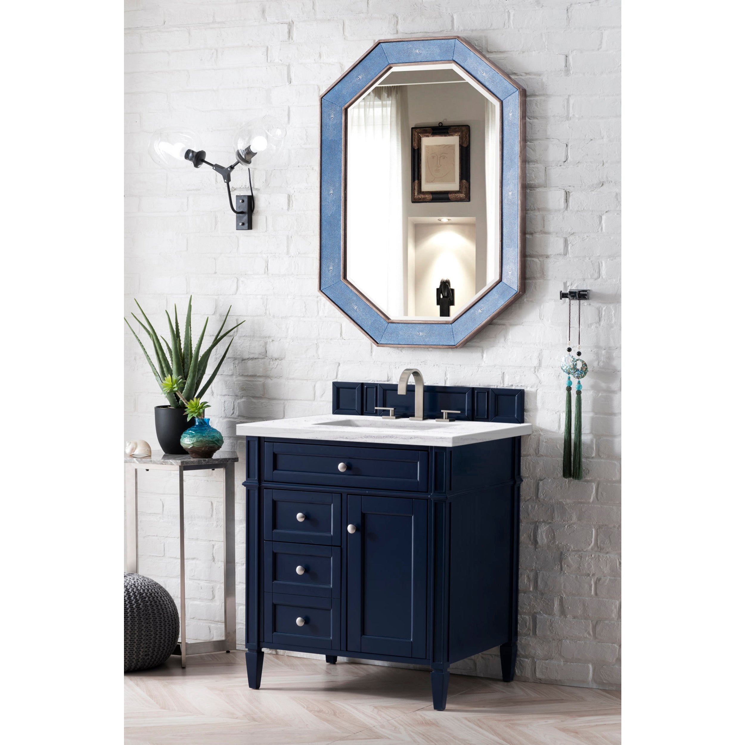 Victory Blue / Arctic Fall - 3 Faucet Holes