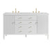Bright White / Arctic Fall - 3 Faucet Holes