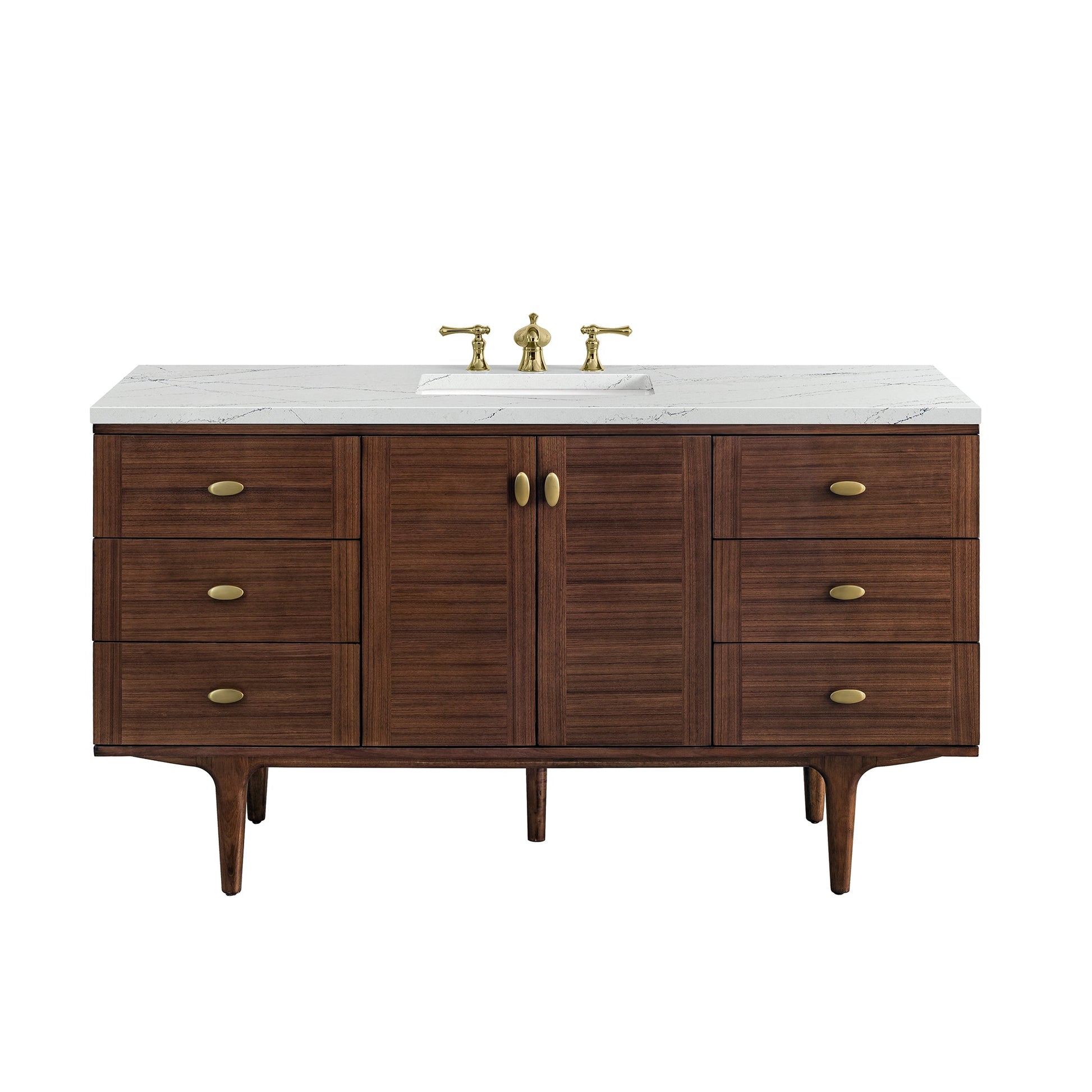 Mid-Century Walnut / Ethereal Noctis - 3 Faucet Holes