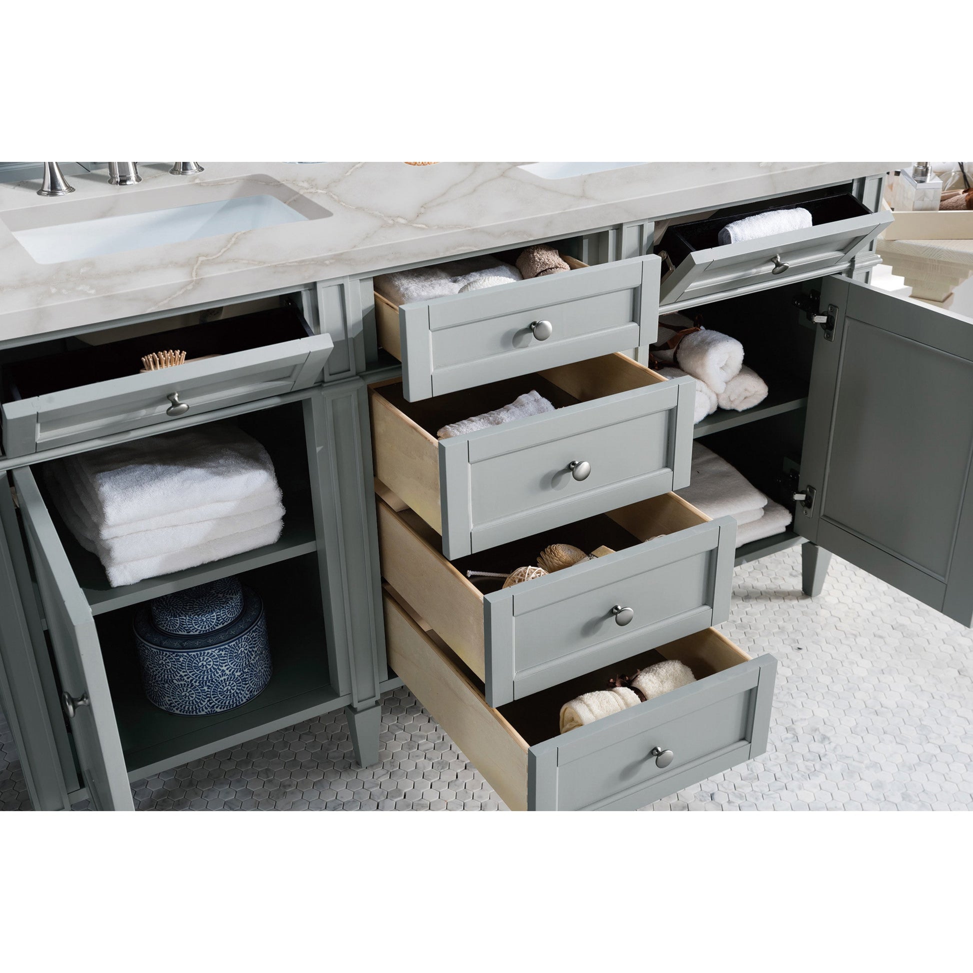 Urban Gray / Victorian Silver - 3 Faucet Holes