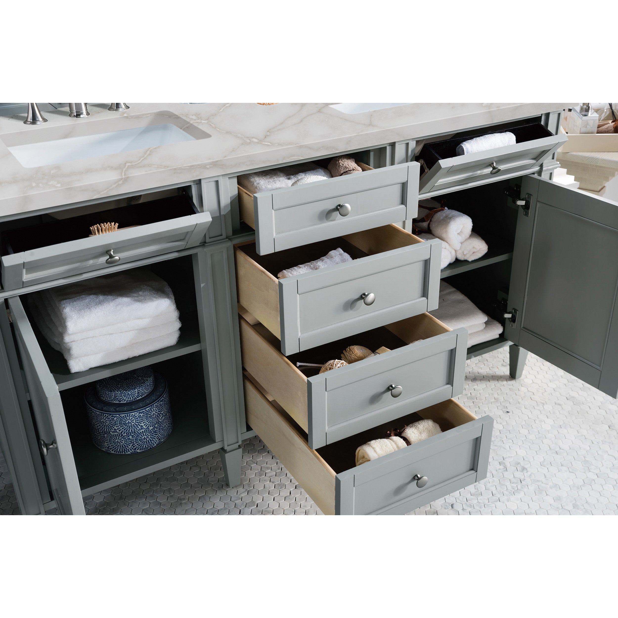 Urban Gray / Victorian Silver - 3 Faucet Holes