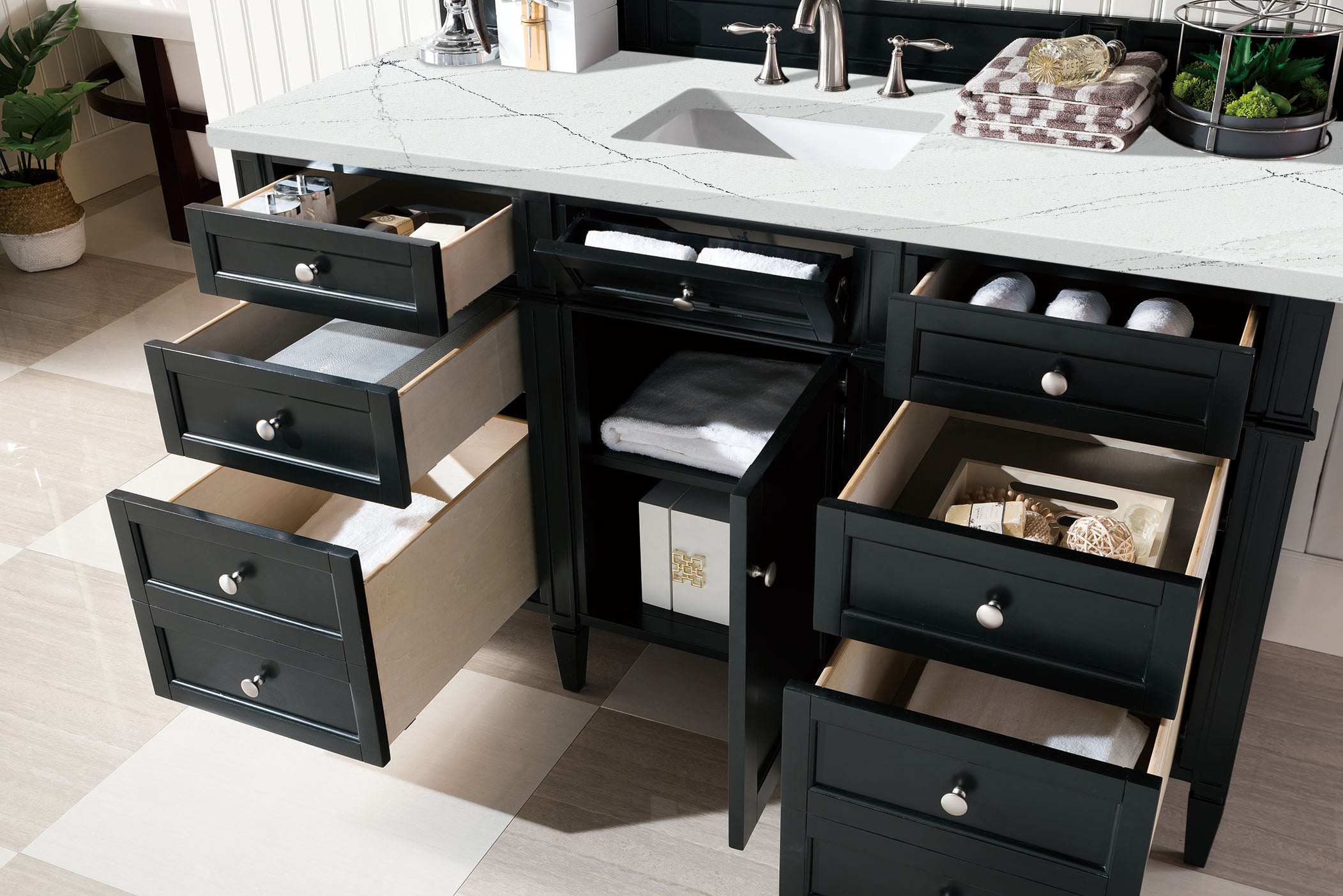Black Onyx / Ethereal Noctis - 3 Faucet Holes