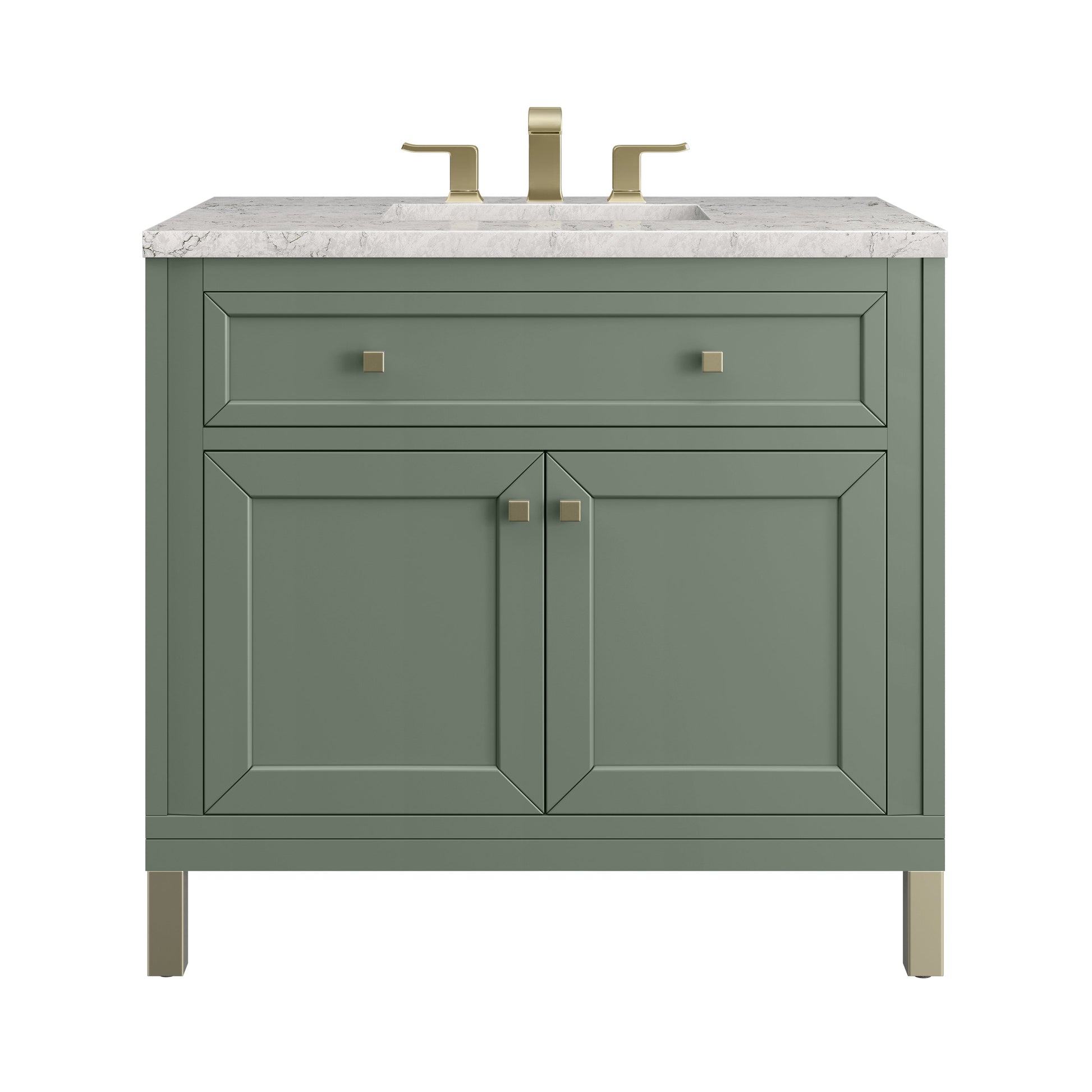 Smokey Celadon / Eternal Jasmine Pearl - 3 Faucet Holes