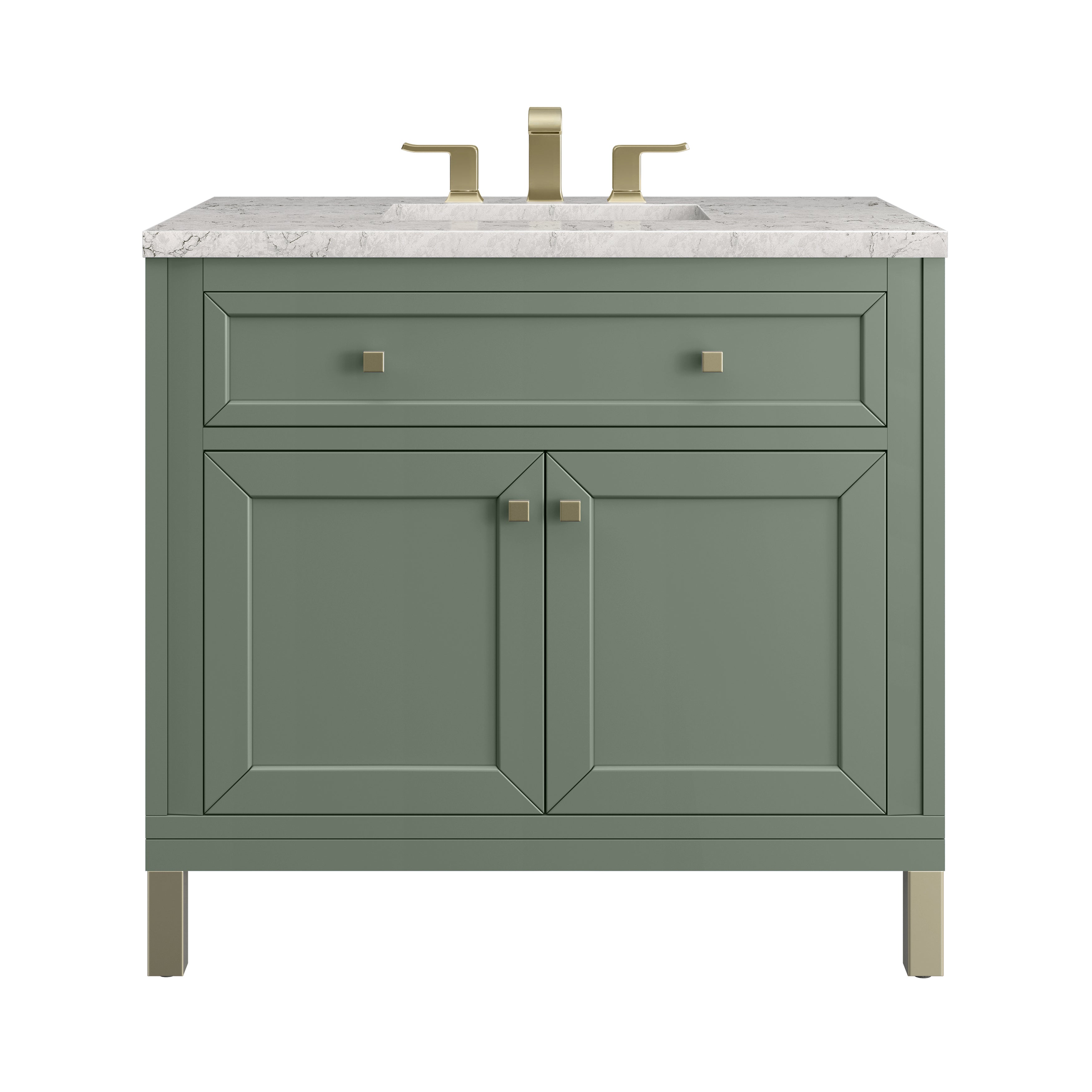 Smokey Celadon / Eternal Jasmine Pearl - 3 Faucet Holes