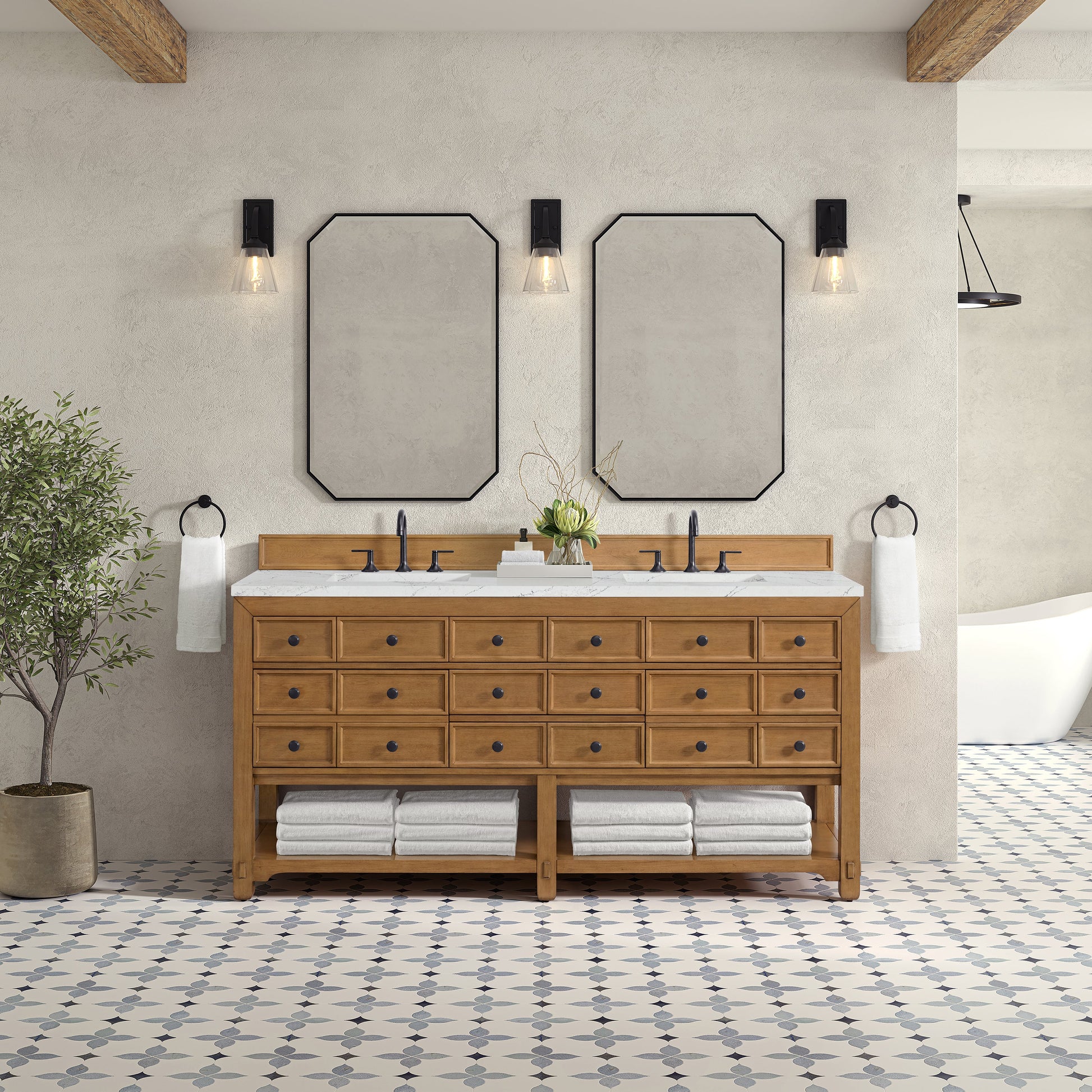 Amber Birch / Ethereal Noctis - 3 Faucet Holes
