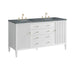 Bright White / Parisien Bleu - 3 Faucet Holes