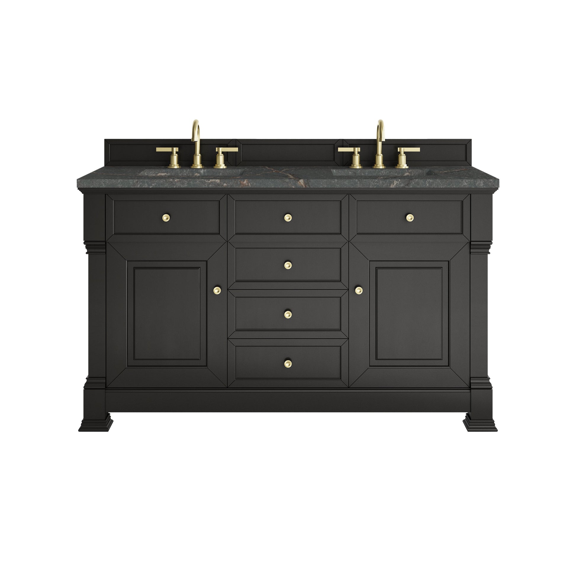 Black Onyx / Parisien Bleu - 3 Faucet Holes