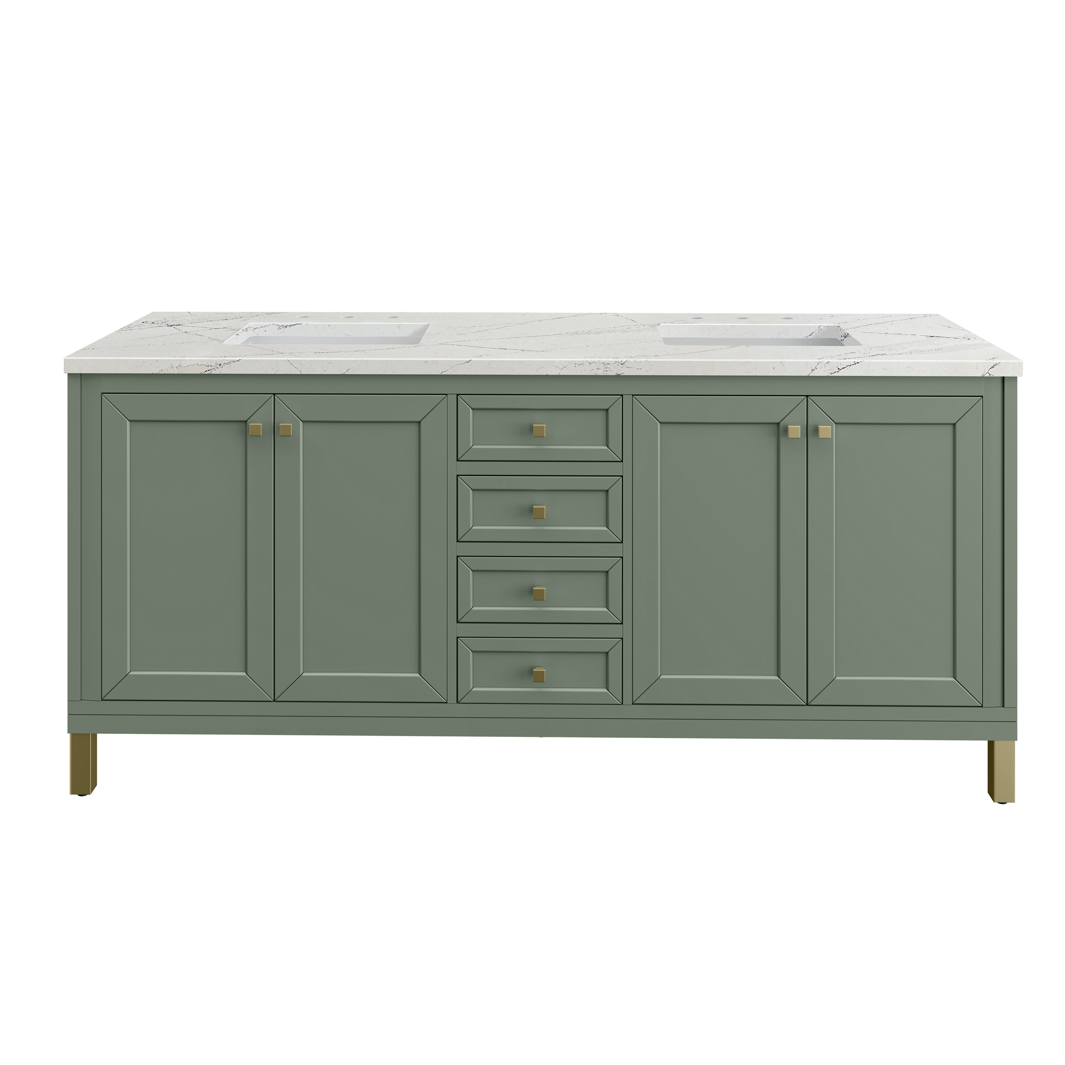 Smokey Celadon / Ethereal Noctis - 3 Faucet Holes