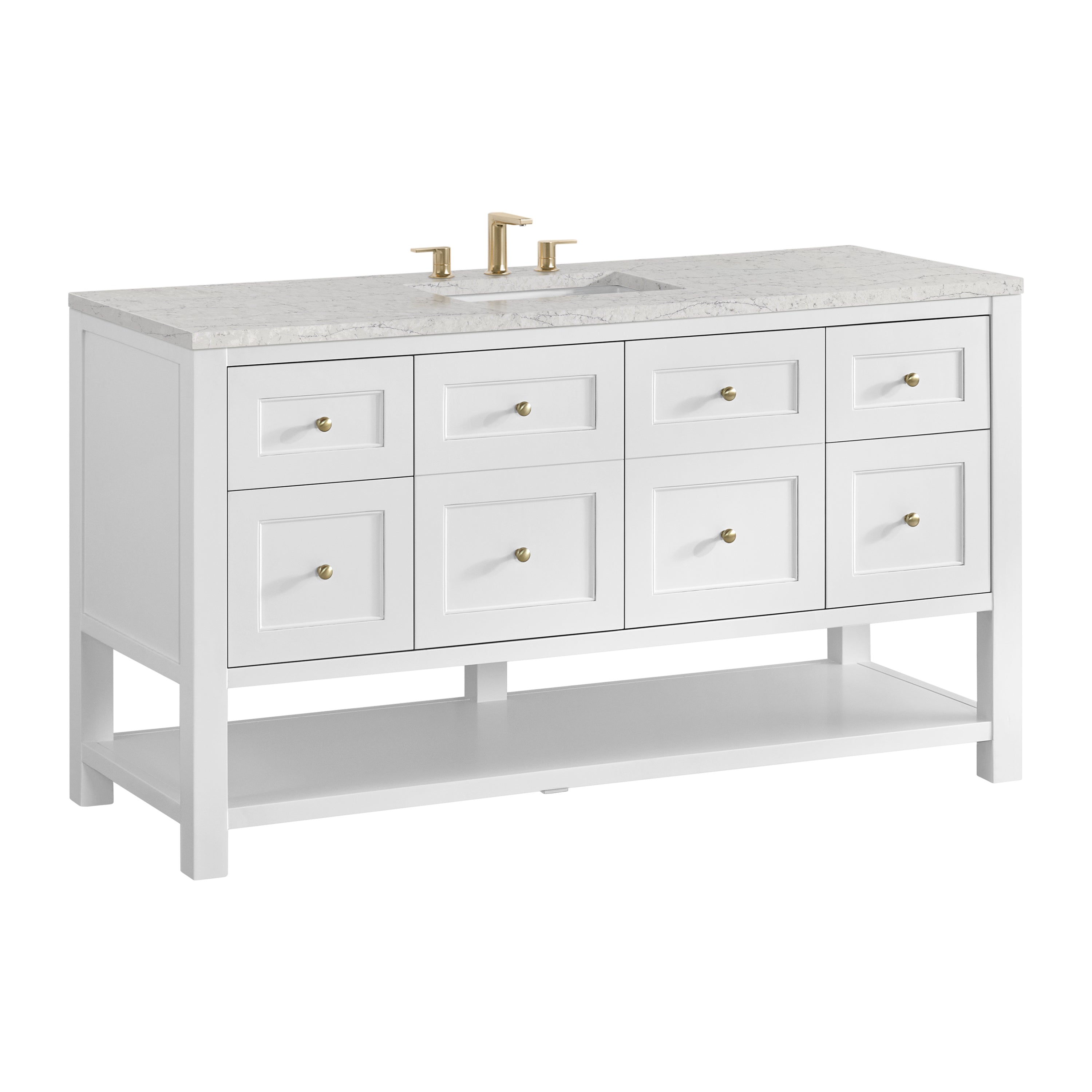 Bright White / Eternal Jasmine Pearl - 3 Faucet Holes