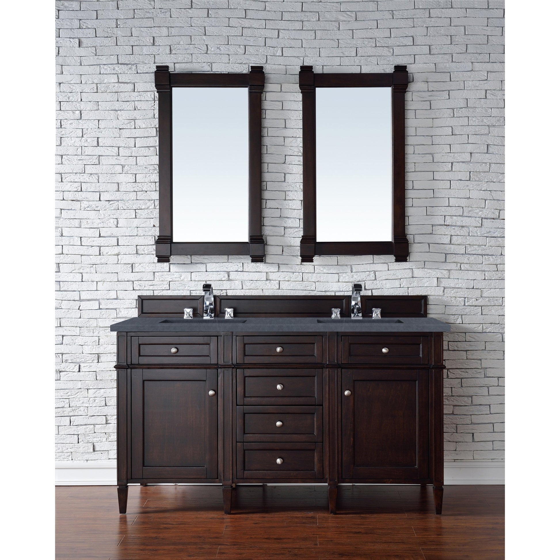 Burnished Mahogany / Charcoal Soapstone - 3 Faucet Holes