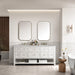 Bright White / Victorian Silver - 3 Faucet Holes