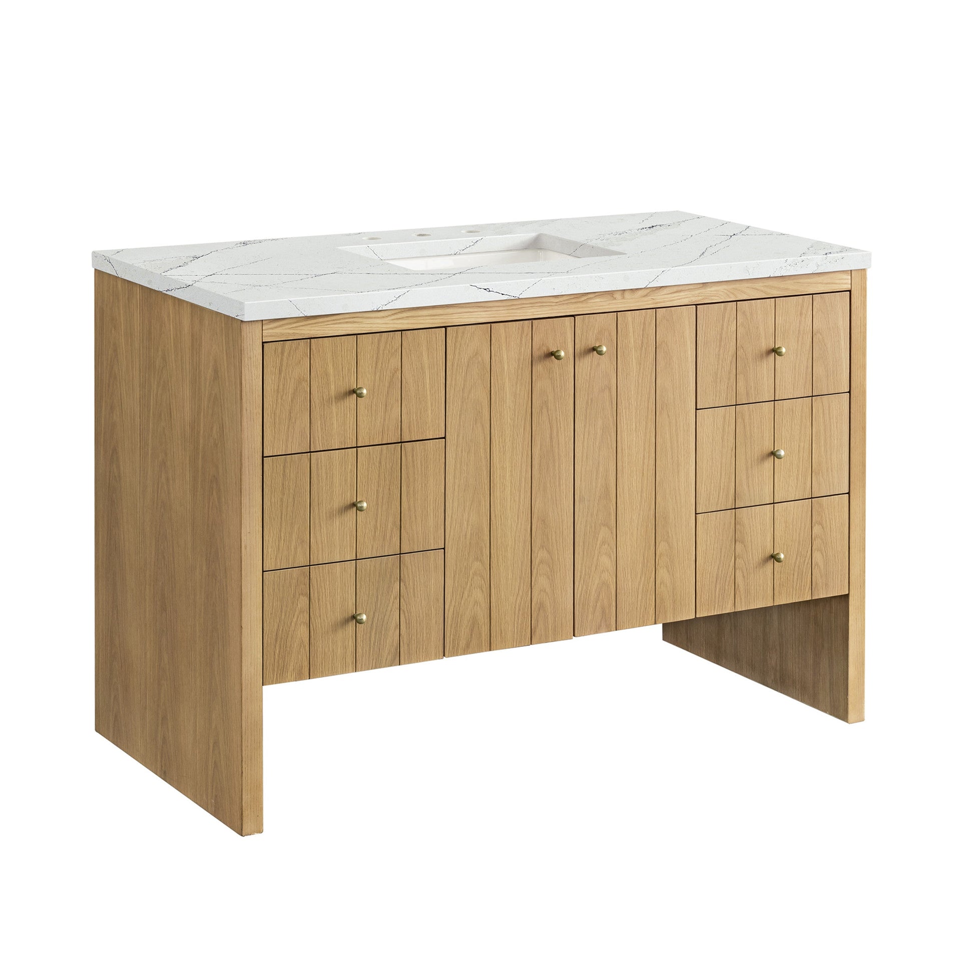 Light Natural Oak / Ethereal Noctis - 3 Faucet Holes