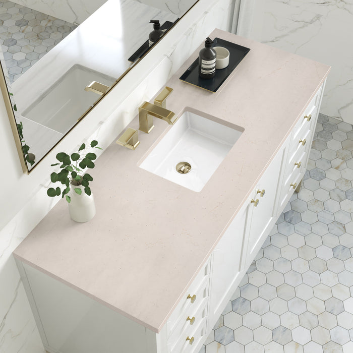 Glossy White / Eternal Marfil - 3 Faucet Holes