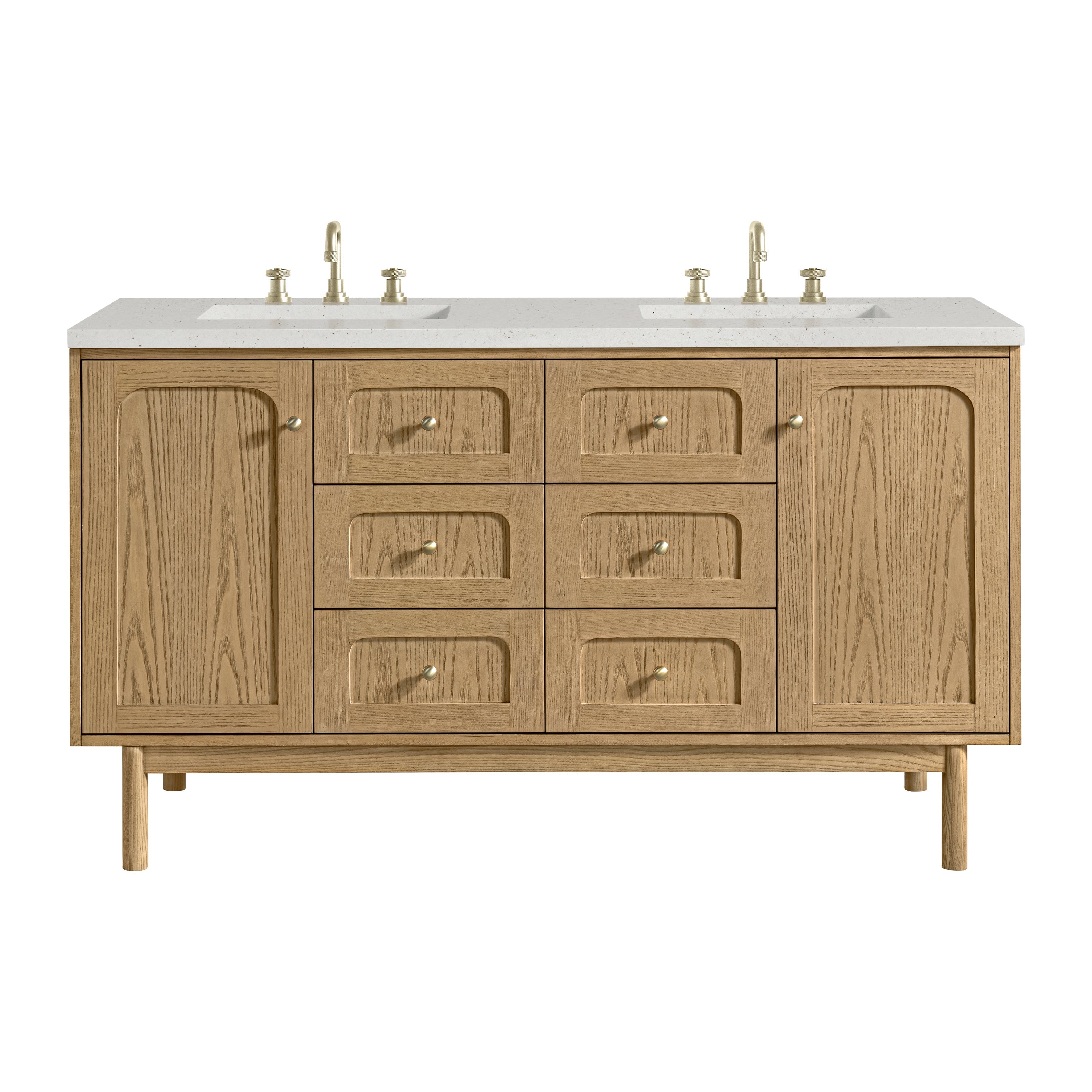 Light Natural Oak / Lime Delight - 3 Faucet Holes