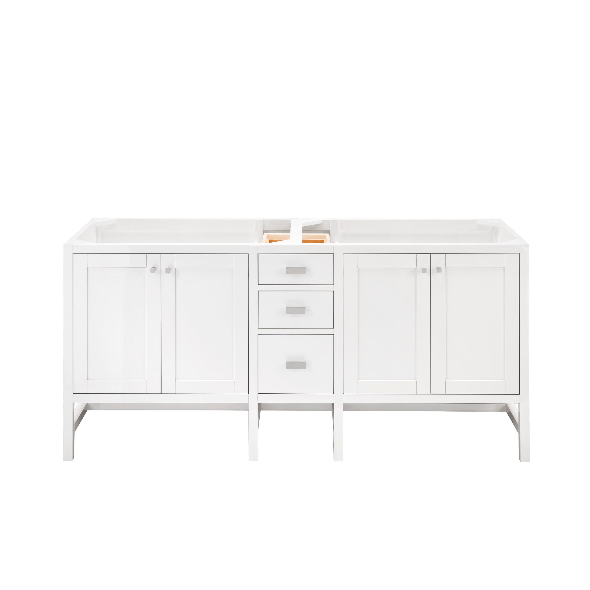 Glossy White / No Countertop