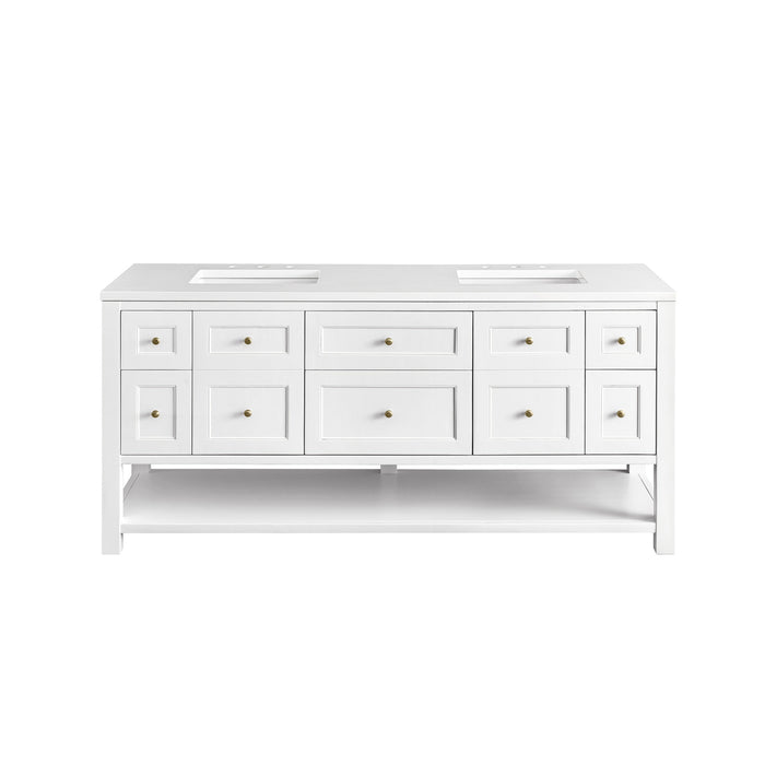 Bright White / White Zeus - 3 Faucet Holes