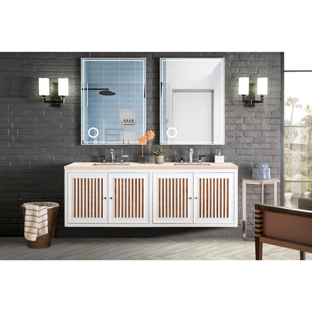 Glossy White / Eternal Marfil - 3 Faucet Holes