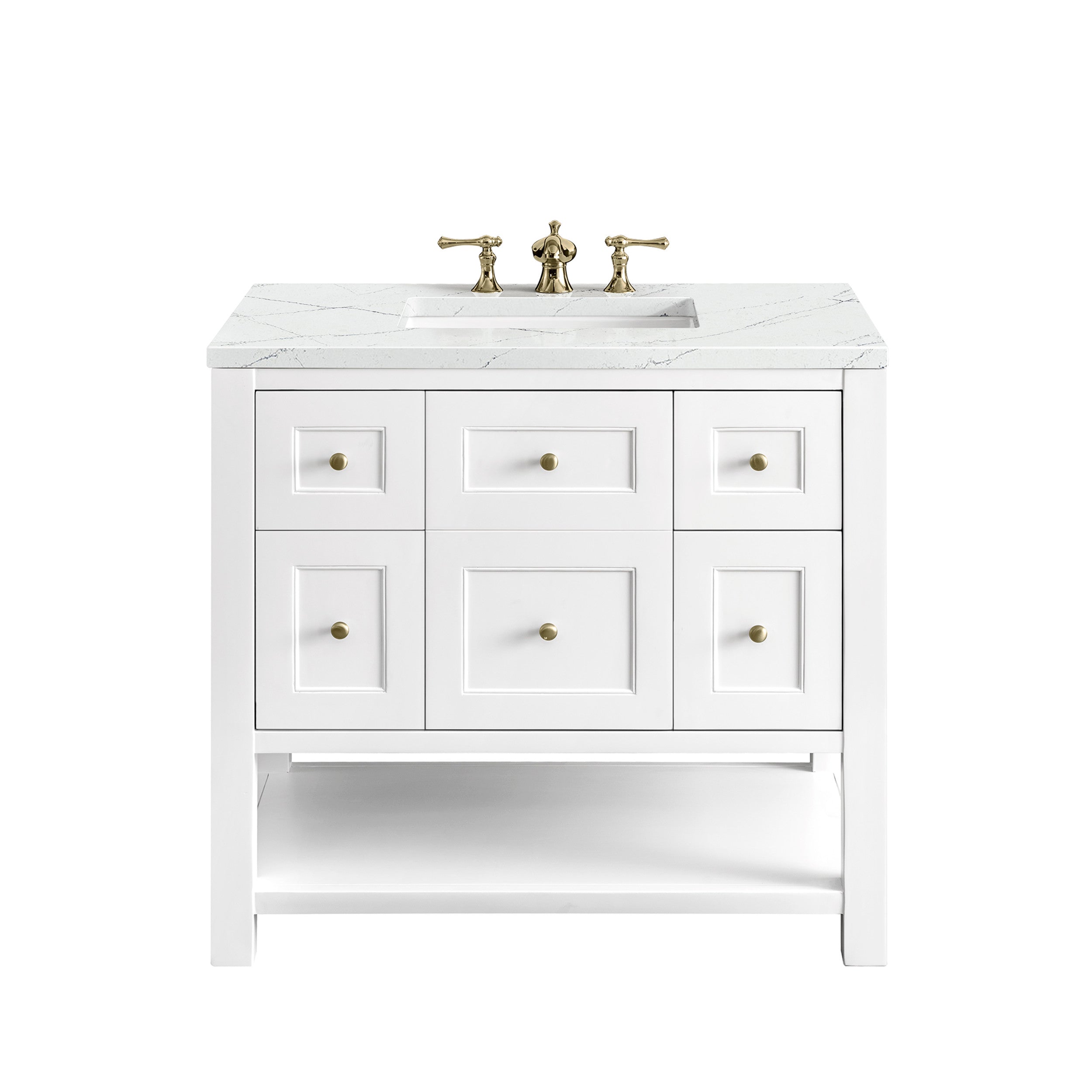 Bright White / Ethereal Noctis - 3 Faucet Holes