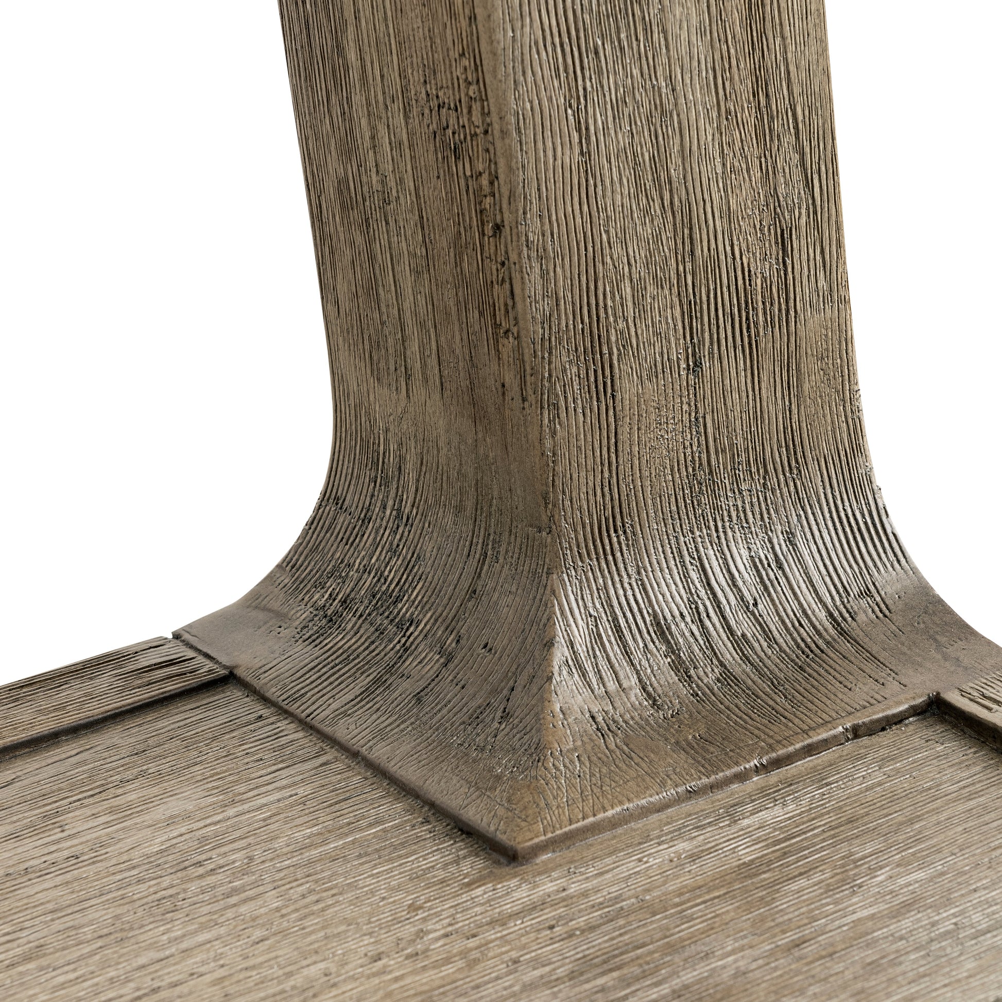 Weathered Timber / Glossy White